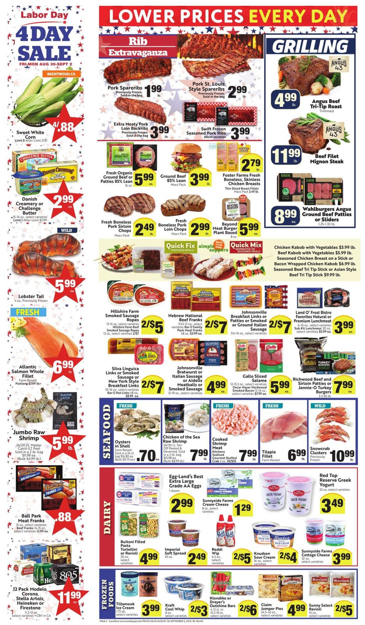 Save Mart Weekly Ad Circular - valid 08/28-09/03/2019 (Page 2)