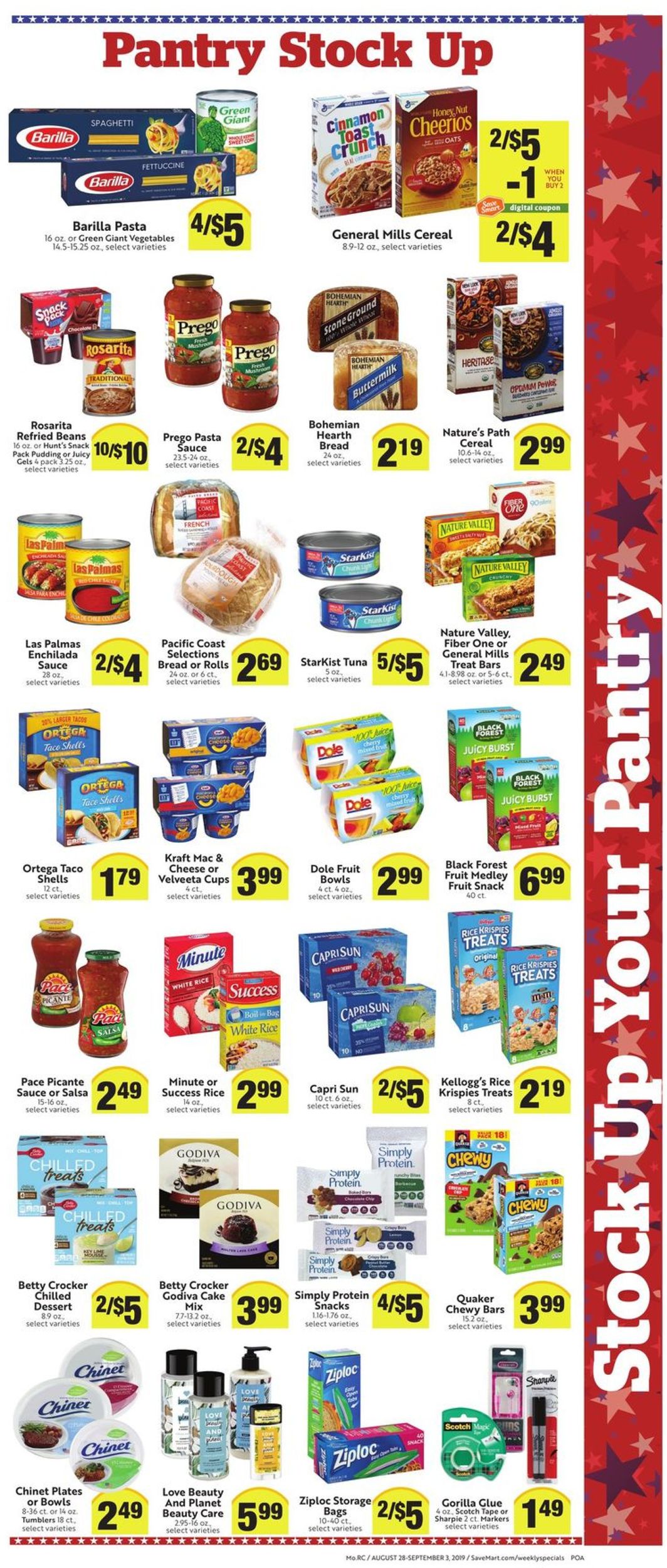 Save Mart Weekly Ad Circular - valid 08/28-09/03/2019 (Page 3)