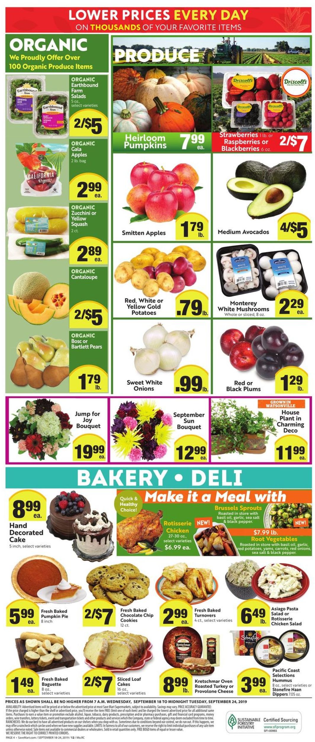 Save Mart Weekly Ad Circular - valid 09/18-09/24/2019 (Page 4)