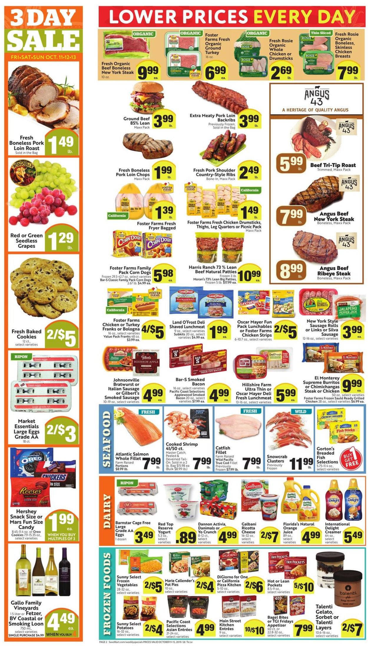 Save Mart Weekly Ad Circular - valid 10/09-10/15/2019 (Page 2)
