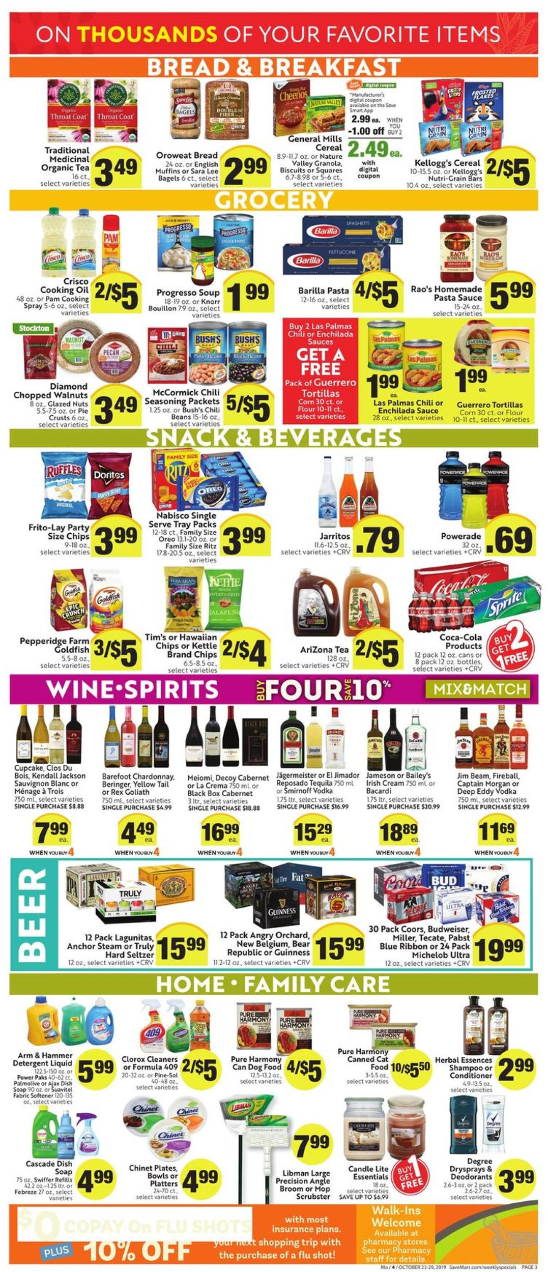 Save Mart Weekly Ad Circular - valid 10/23-10/29/2019 (Page 3)