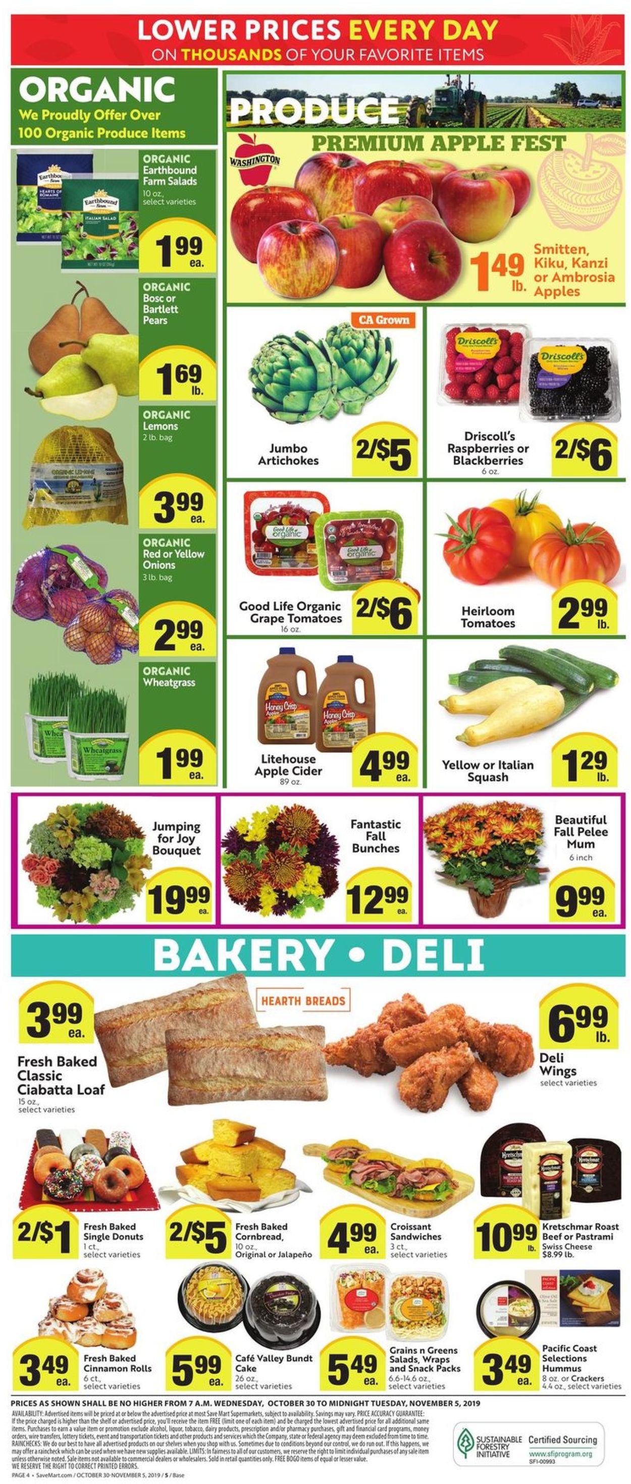 Save Mart Weekly Ad Circular - valid 10/30-11/05/2019 (Page 4)