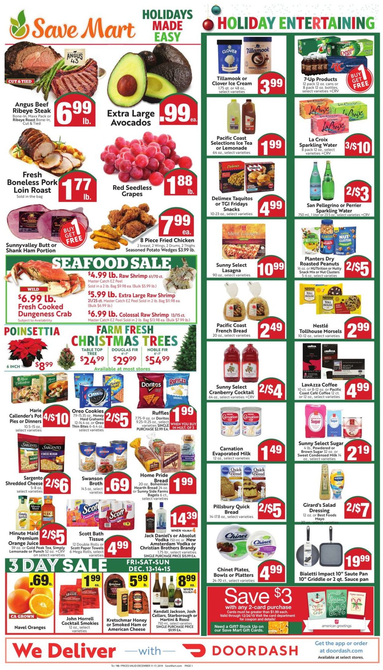 Save Mart - Holidays Ad 2019 Weekly Ad Circular - valid 12/11-12/17/2019