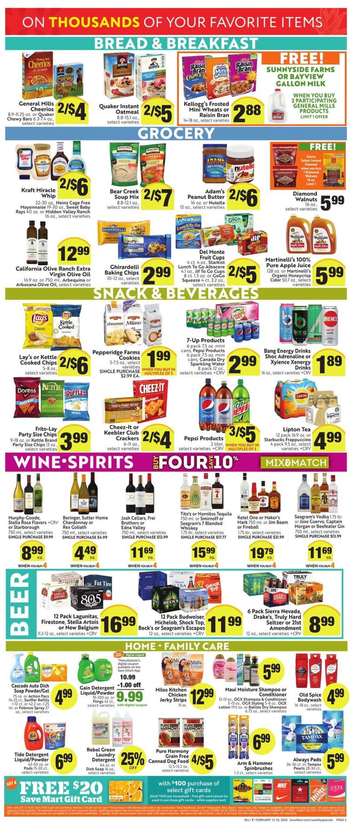 Save Mart Weekly Ad Circular - valid 02/12-02/18/2020 (Page 3)