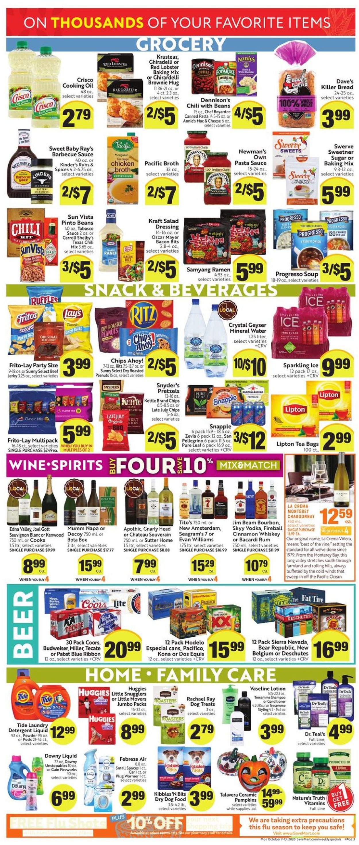 Save Mart Weekly Ad Circular - valid 10/07-10/13/2020 (Page 3)