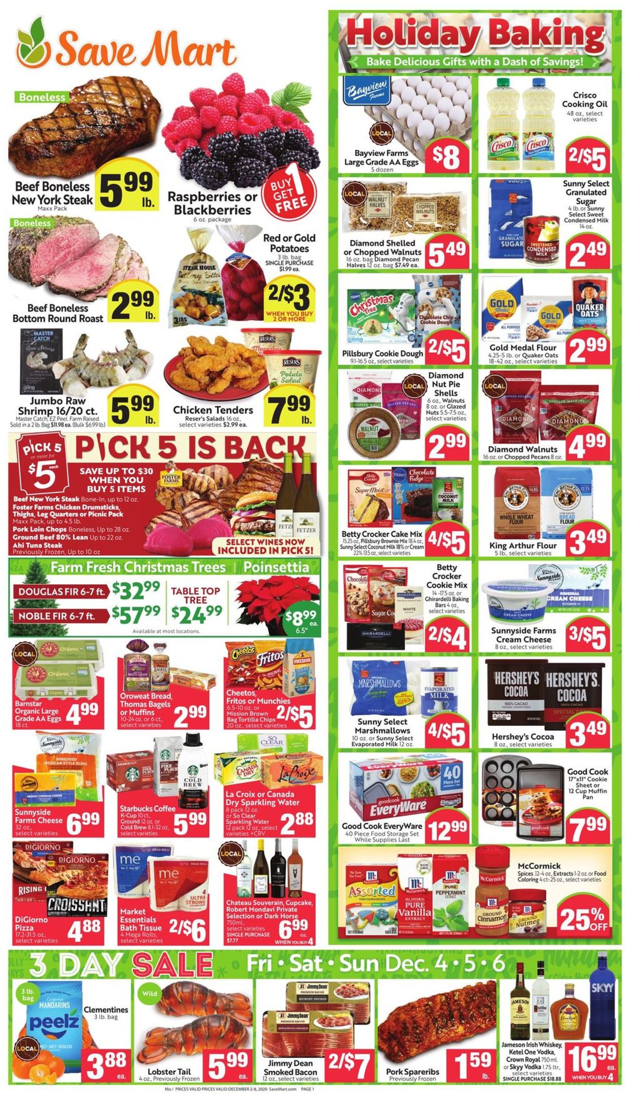 Save Mart Weekly Ad Circular - valid 12/02-12/08/2020