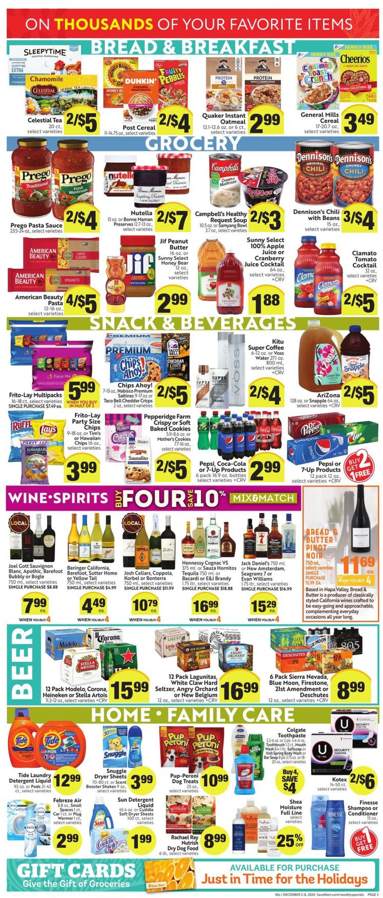 Save Mart Weekly Ad Circular - valid 12/02-12/08/2020 (Page 3)
