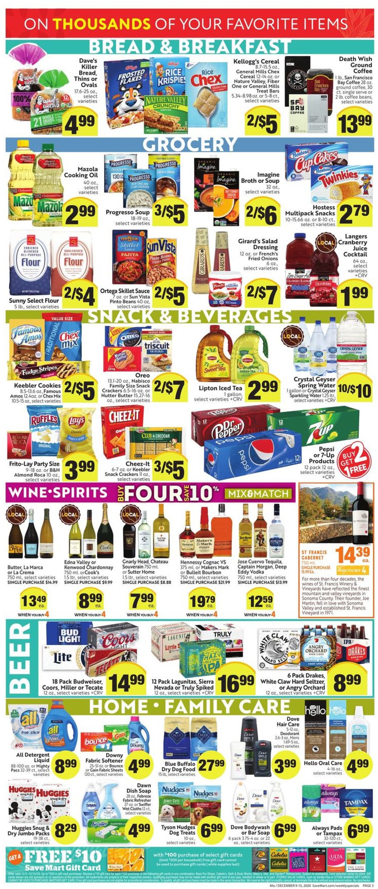 Save Mart Weekly Ad Circular - valid 12/09-12/15/2020 (Page 3)