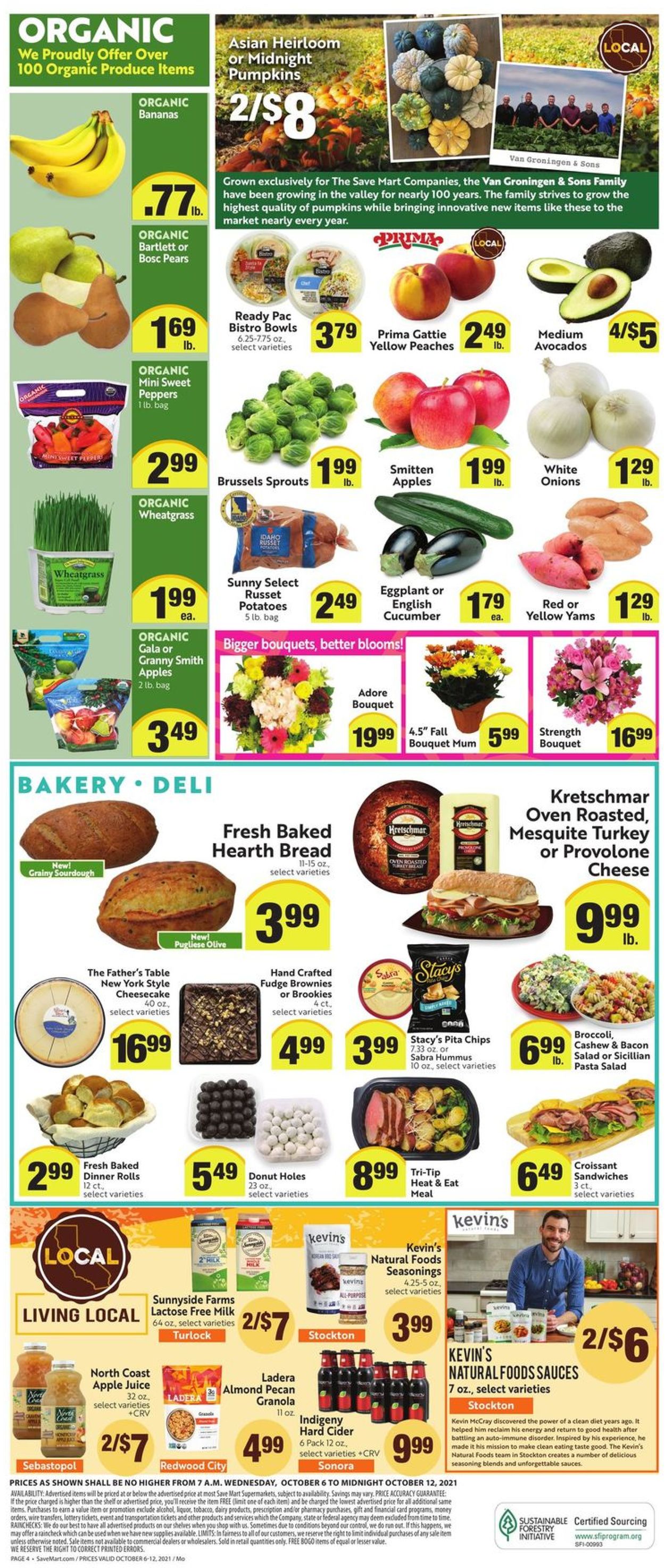 Save Mart Weekly Ad Circular - valid 10/06-10/12/2021 (Page 4)