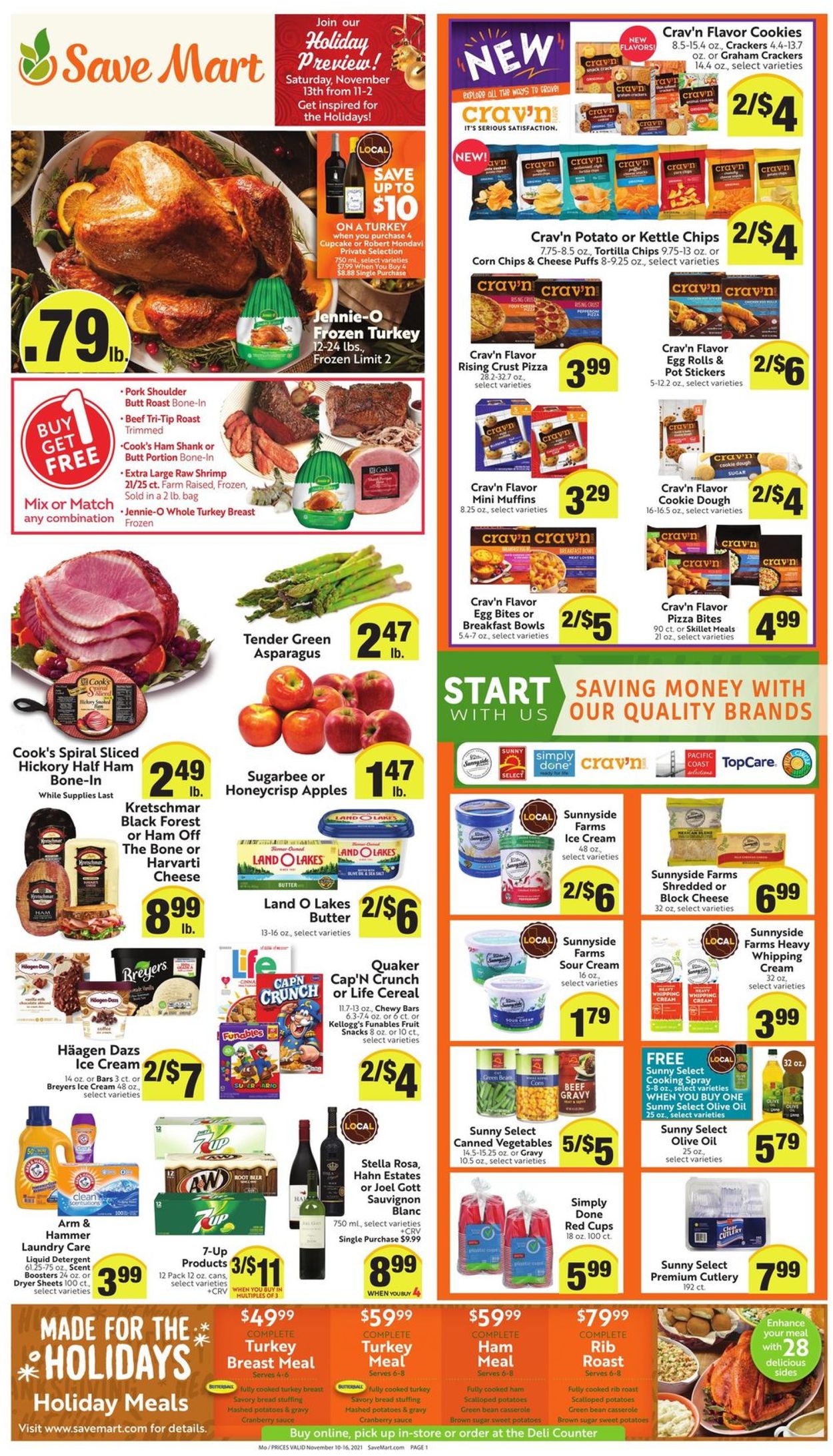 Save Mart Weekly Ad Circular - valid 11/10-11/16/2021