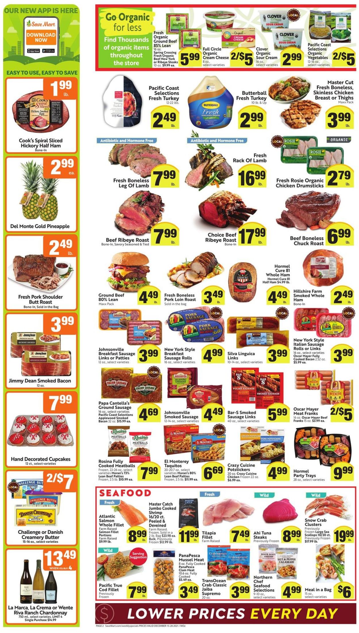 Save Mart HOLIDAYS 2021 Weekly Ad Circular - valid 12/15-12/28/2021 (Page 2)