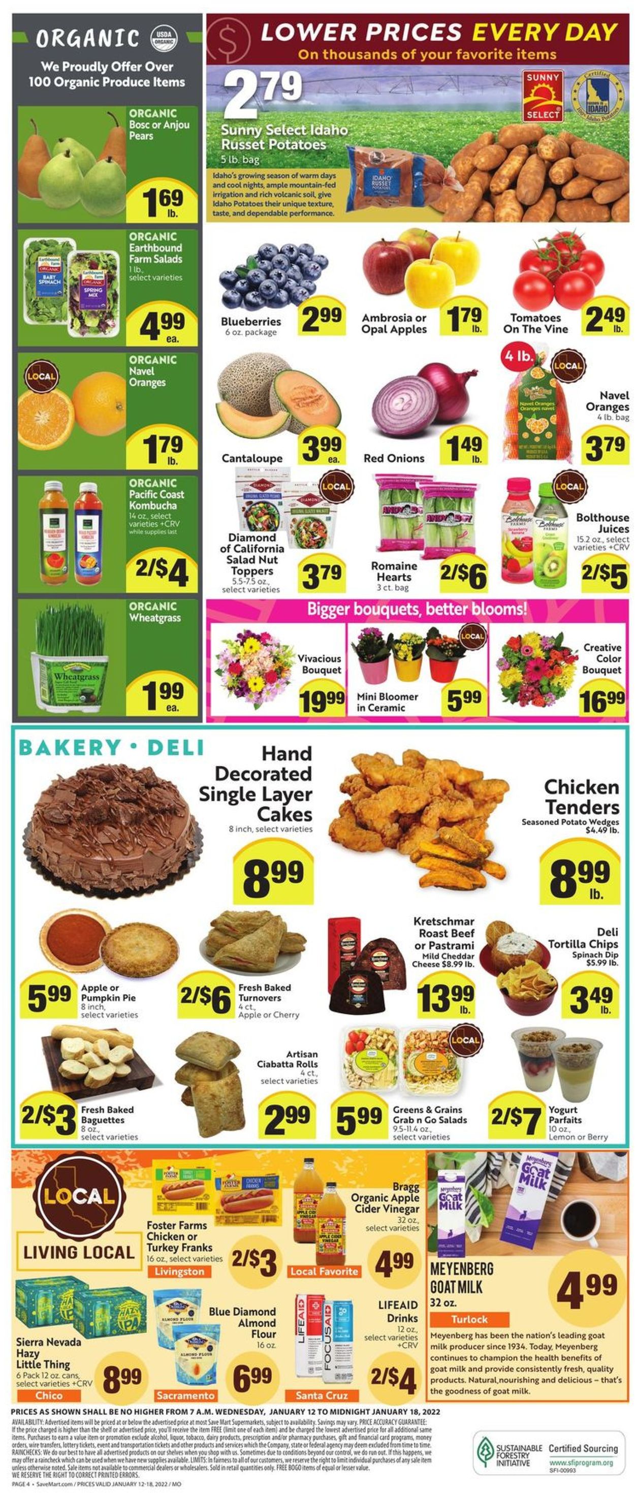 Save Mart Weekly Ad Circular - valid 01/12-01/18/2022 (Page 4)