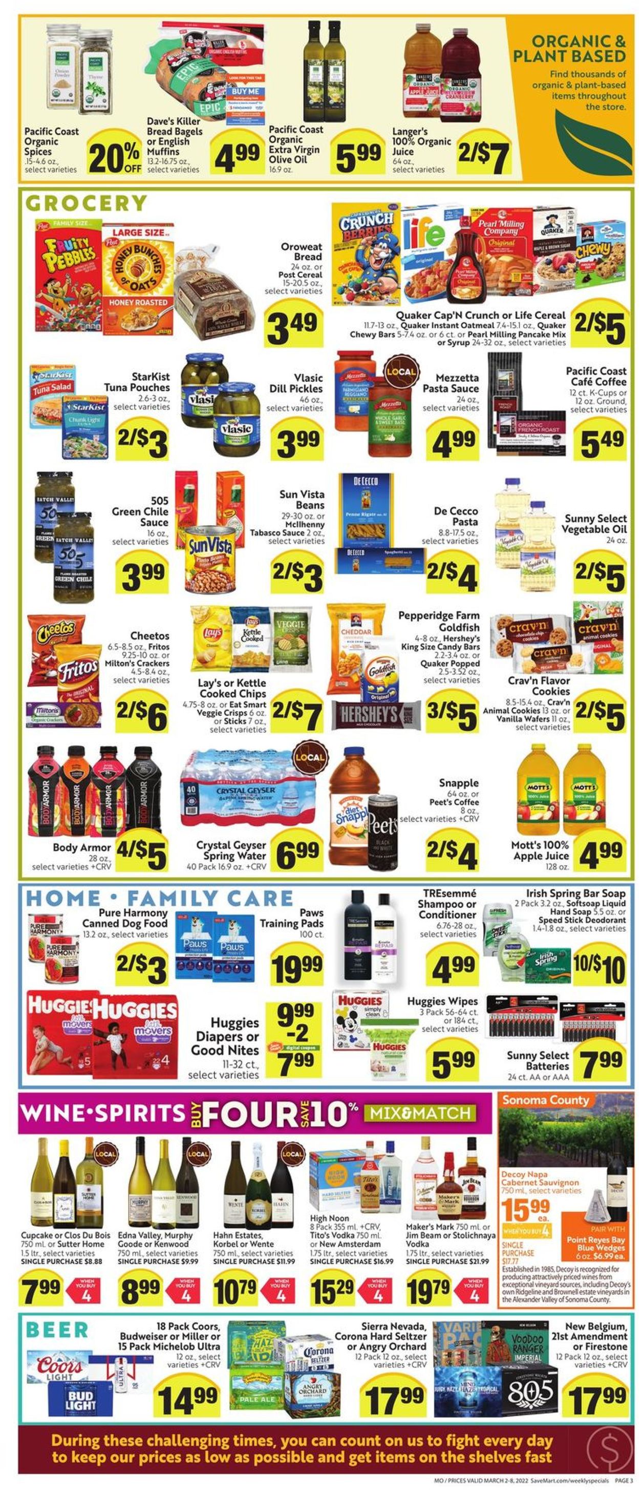 Save Mart Weekly Ad Circular - valid 03/02-03/08/2022 (Page 3)