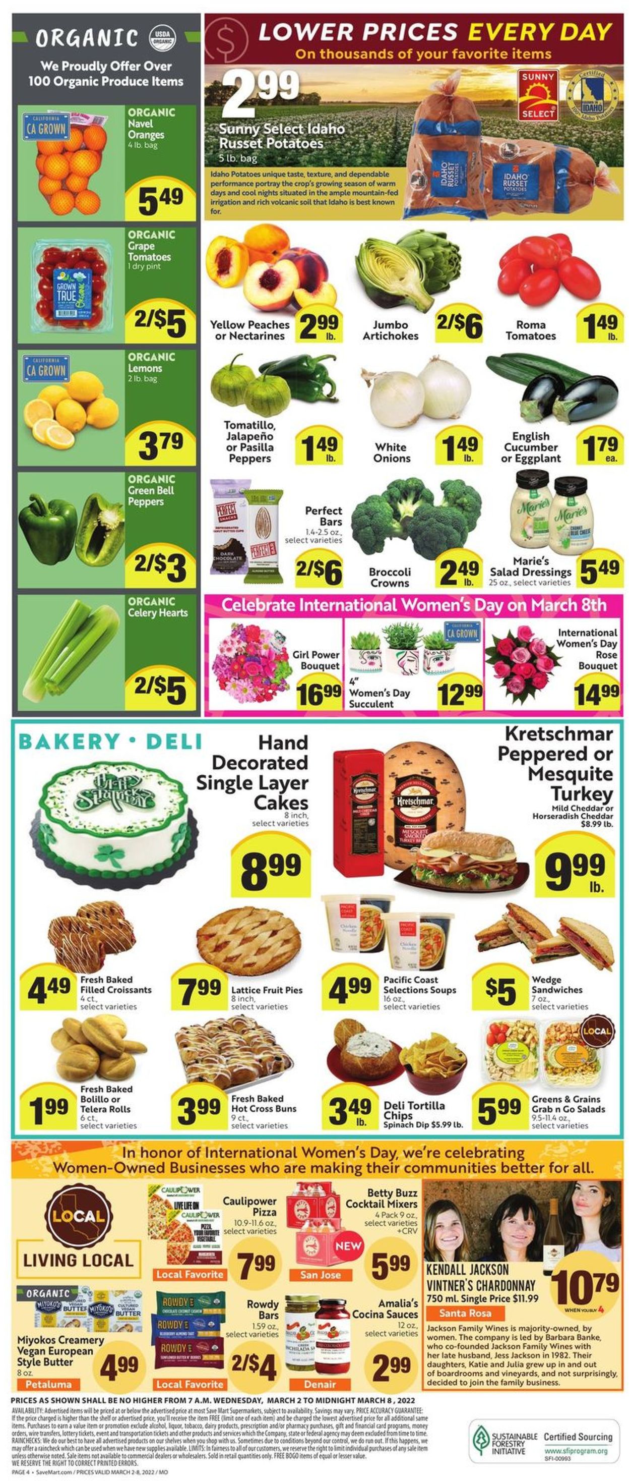 Save Mart Weekly Ad Circular - valid 03/02-03/08/2022 (Page 4)
