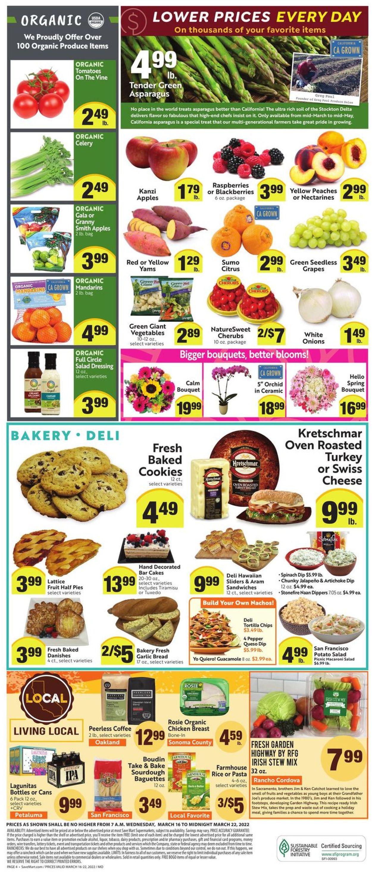 Save Mart Weekly Ad Circular - valid 03/16-03/22/2022 (Page 4)