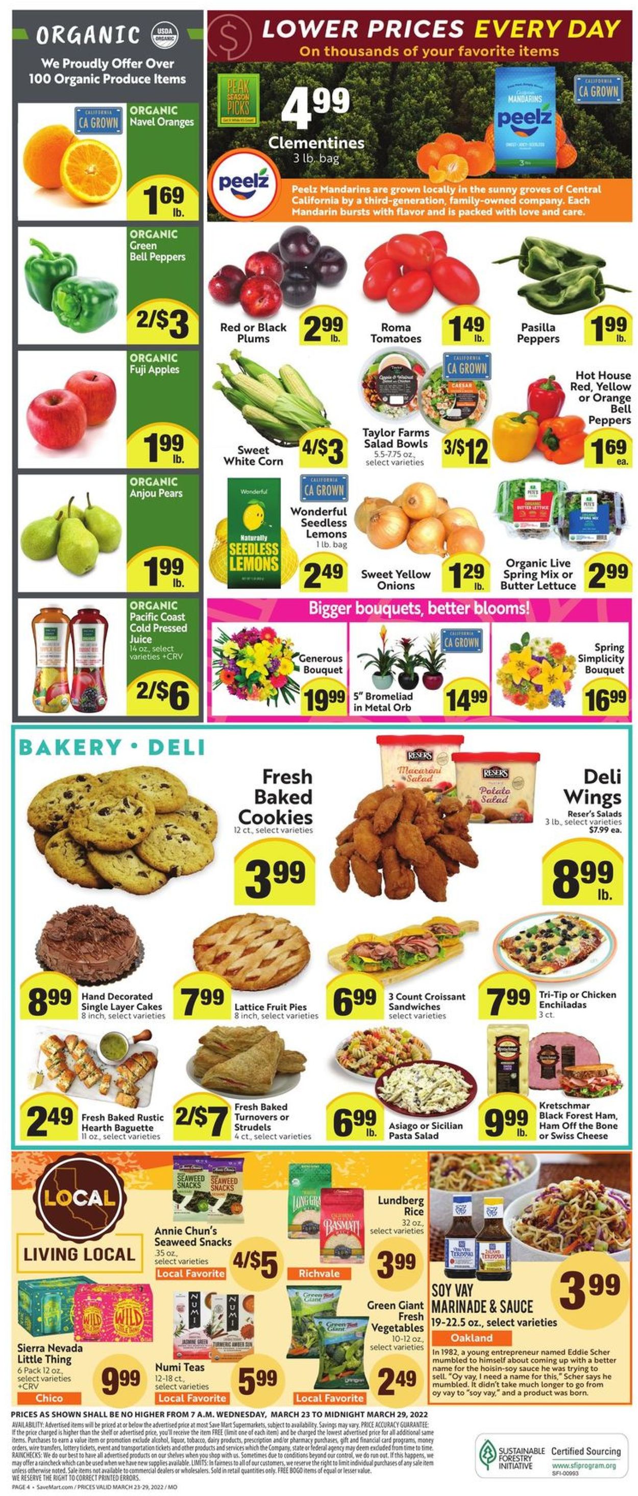 Save Mart Weekly Ad Circular - valid 03/23-03/29/2022 (Page 4)