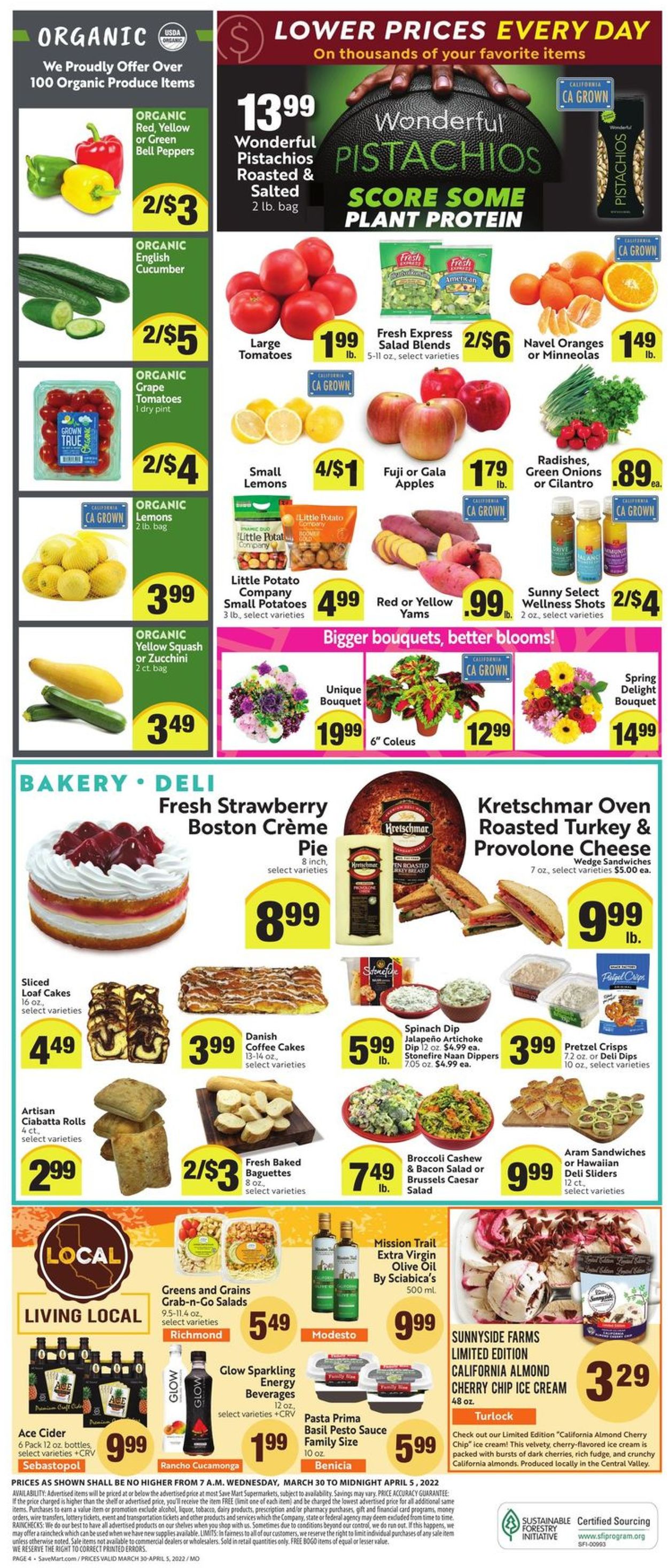 Save Mart Weekly Ad Circular - valid 03/30-04/05/2022 (Page 4)