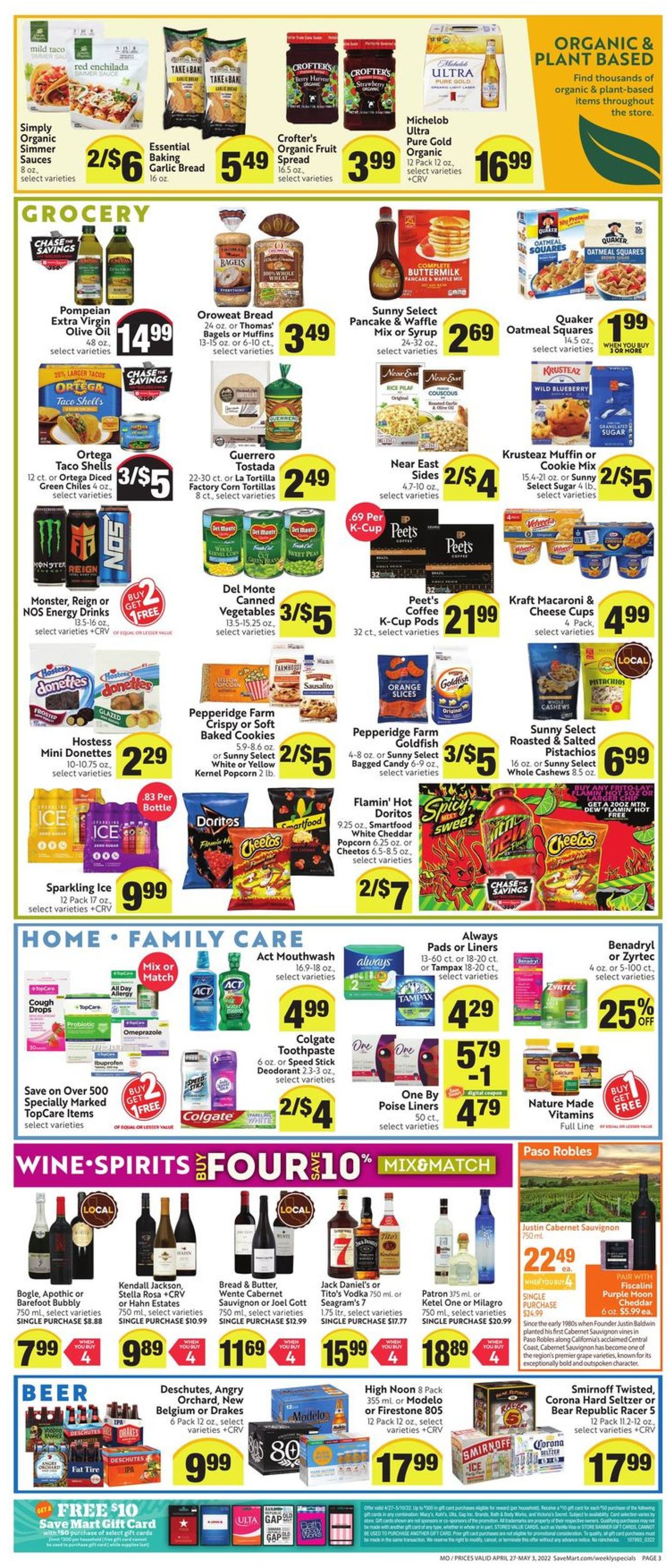 Save Mart Weekly Ad Circular - valid 04/27-05/03/2022 (Page 3)