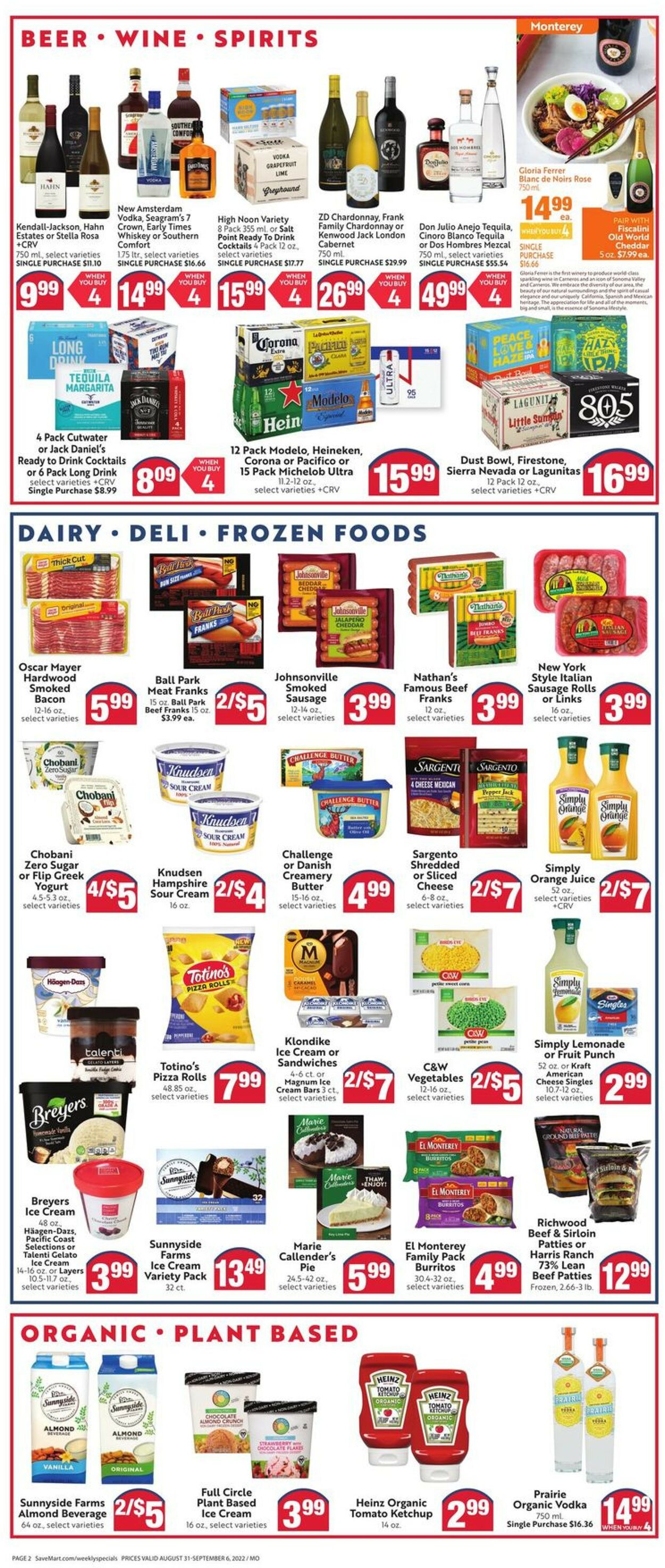 Save Mart Weekly Ad Circular - valid 08/31-09/06/2022 (Page 2)