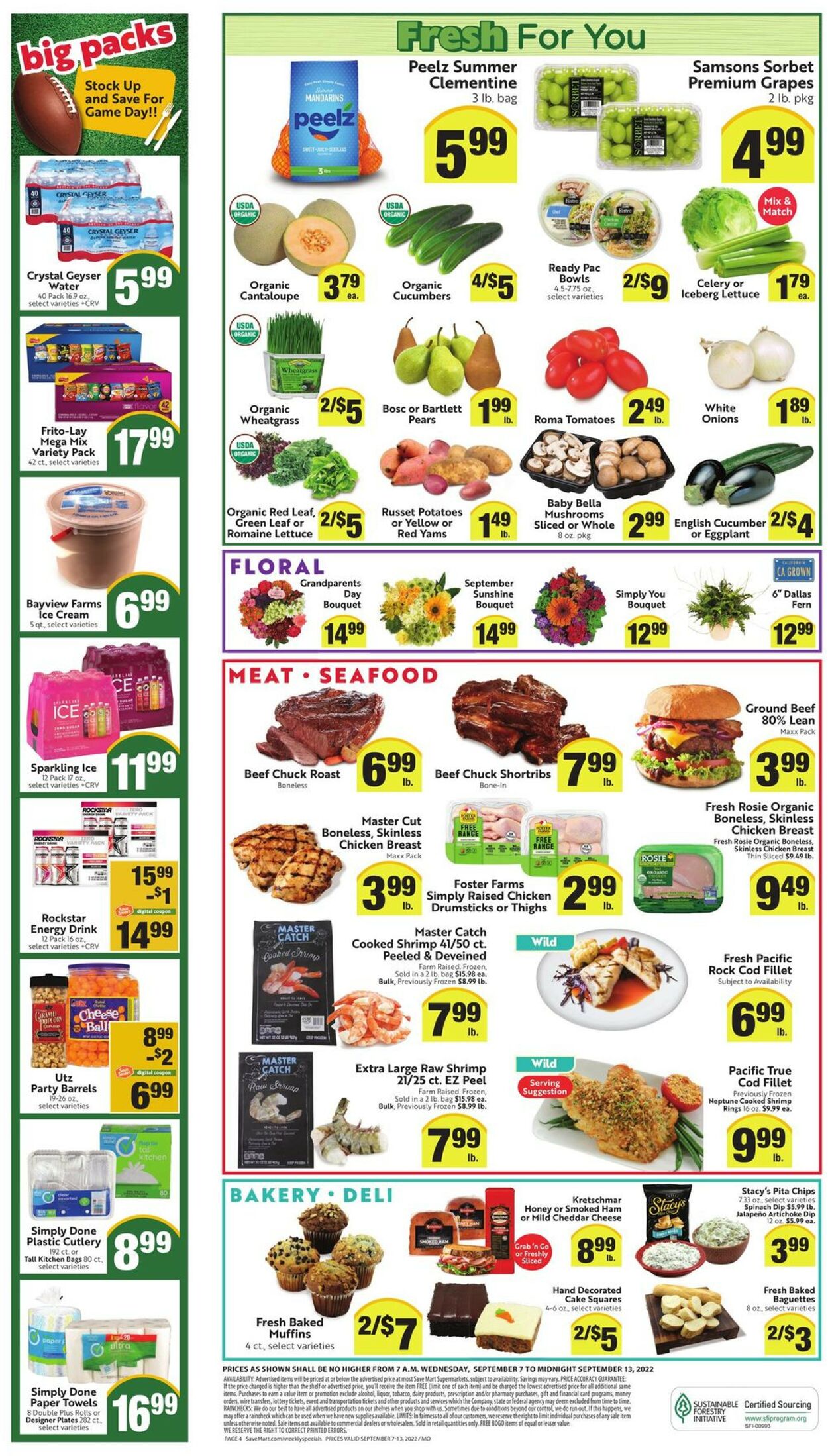 Save Mart Weekly Ad Circular - valid 09/07-09/13/2022 (Page 4)