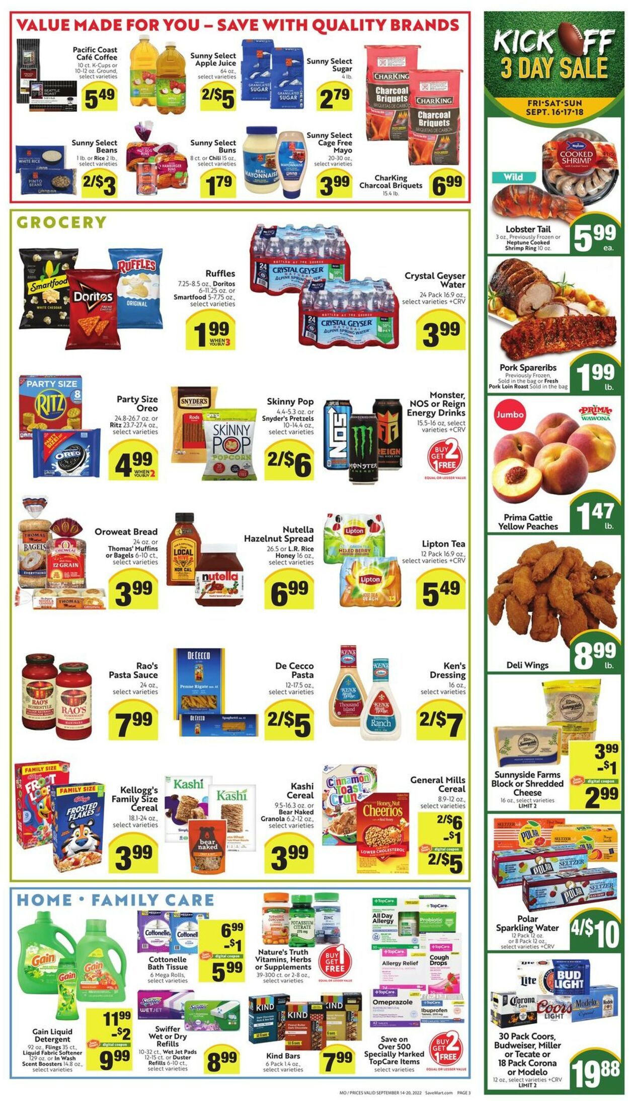 Save Mart Weekly Ad Circular - valid 09/14-09/20/2022 (Page 3)