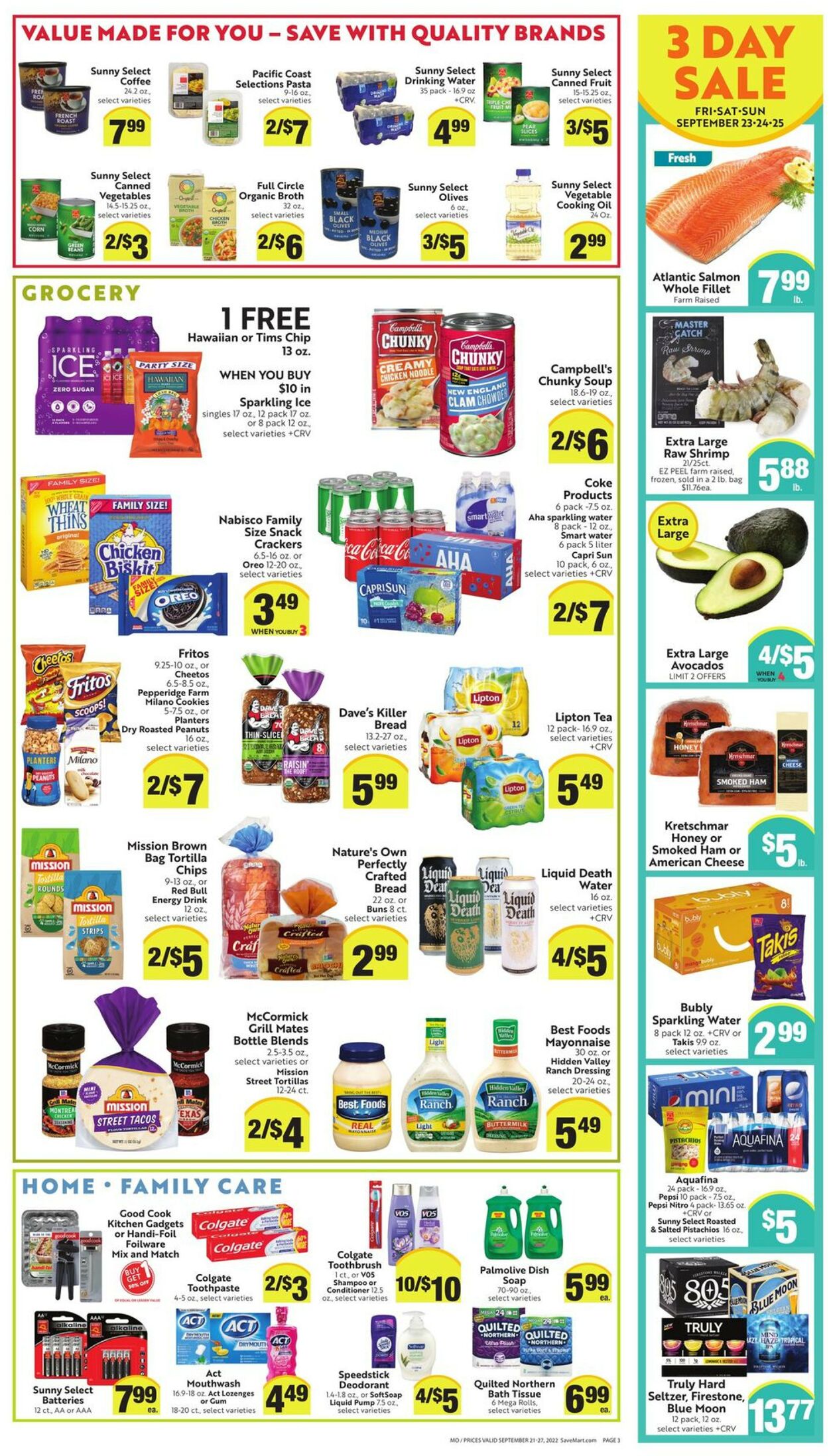 Save Mart Weekly Ad Circular - valid 09/21-09/27/2022 (Page 3)