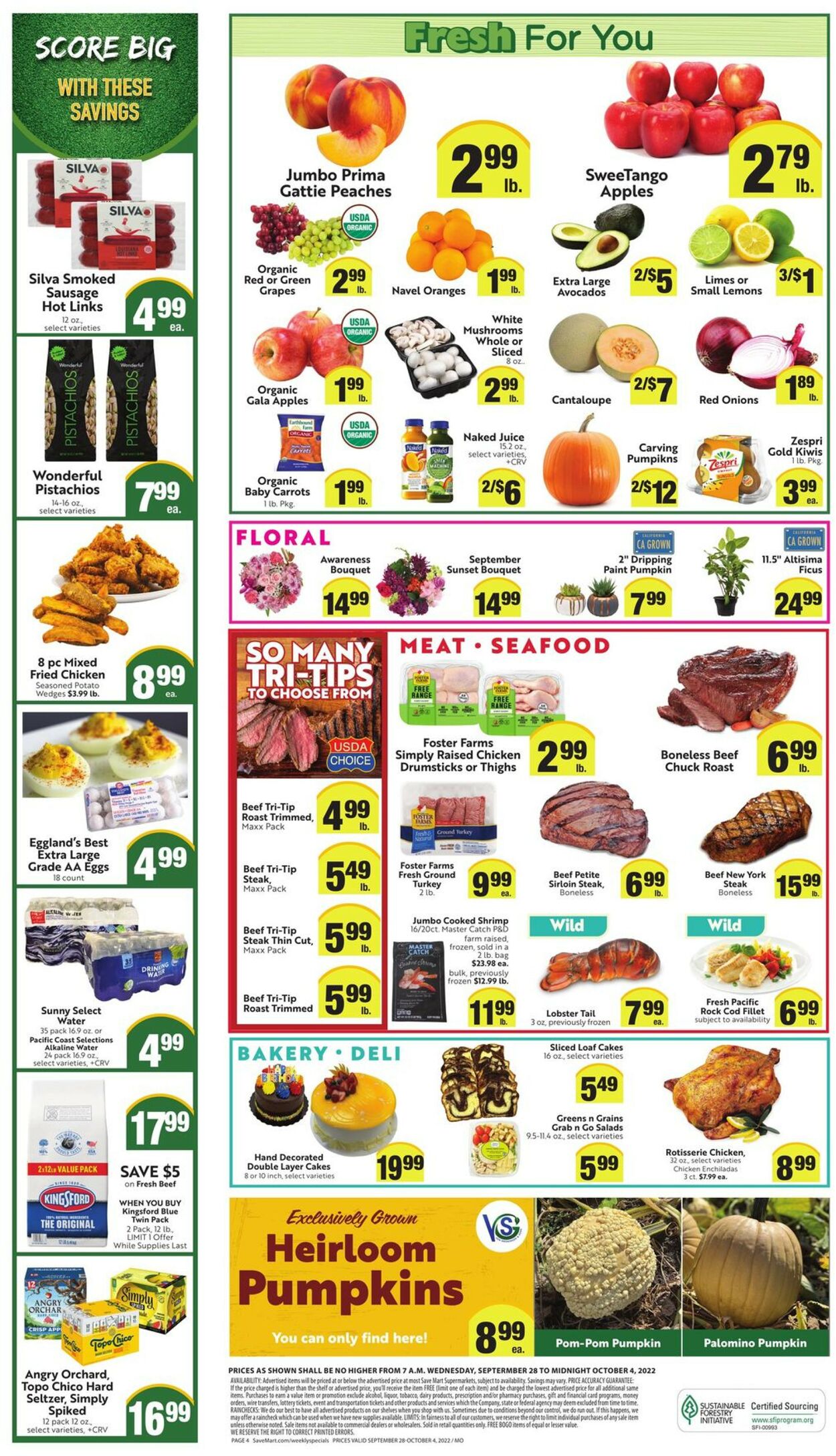 Save Mart Weekly Ad Circular - valid 09/28-10/04/2022 (Page 4)