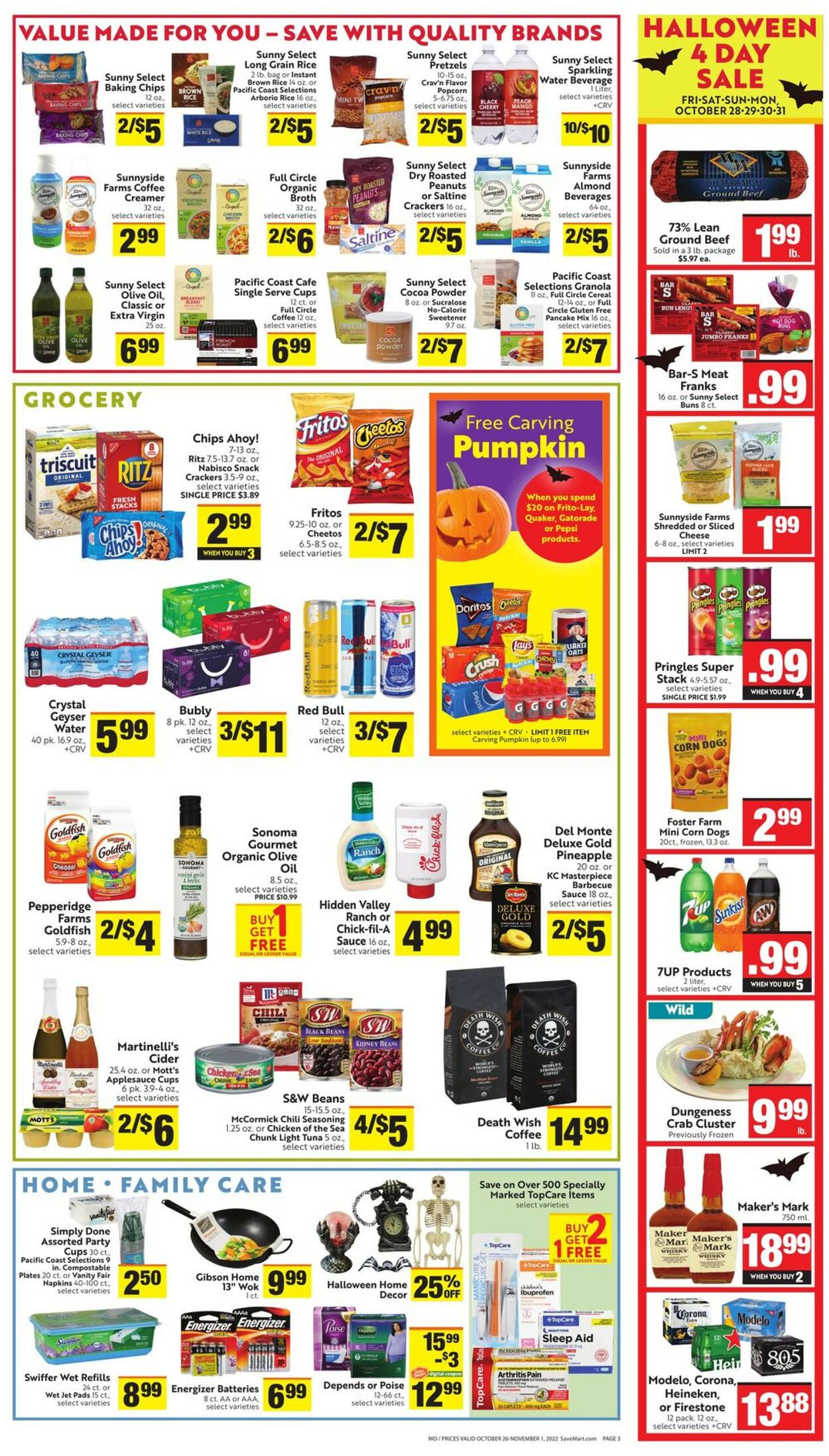 Save Mart Weekly Ad Circular - valid 10/26-11/01/2022 (Page 3)
