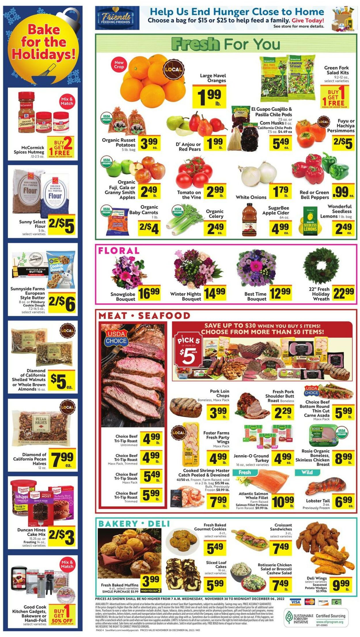 Save Mart Weekly Ad Circular - valid 11/30-12/06/2022 (Page 4)