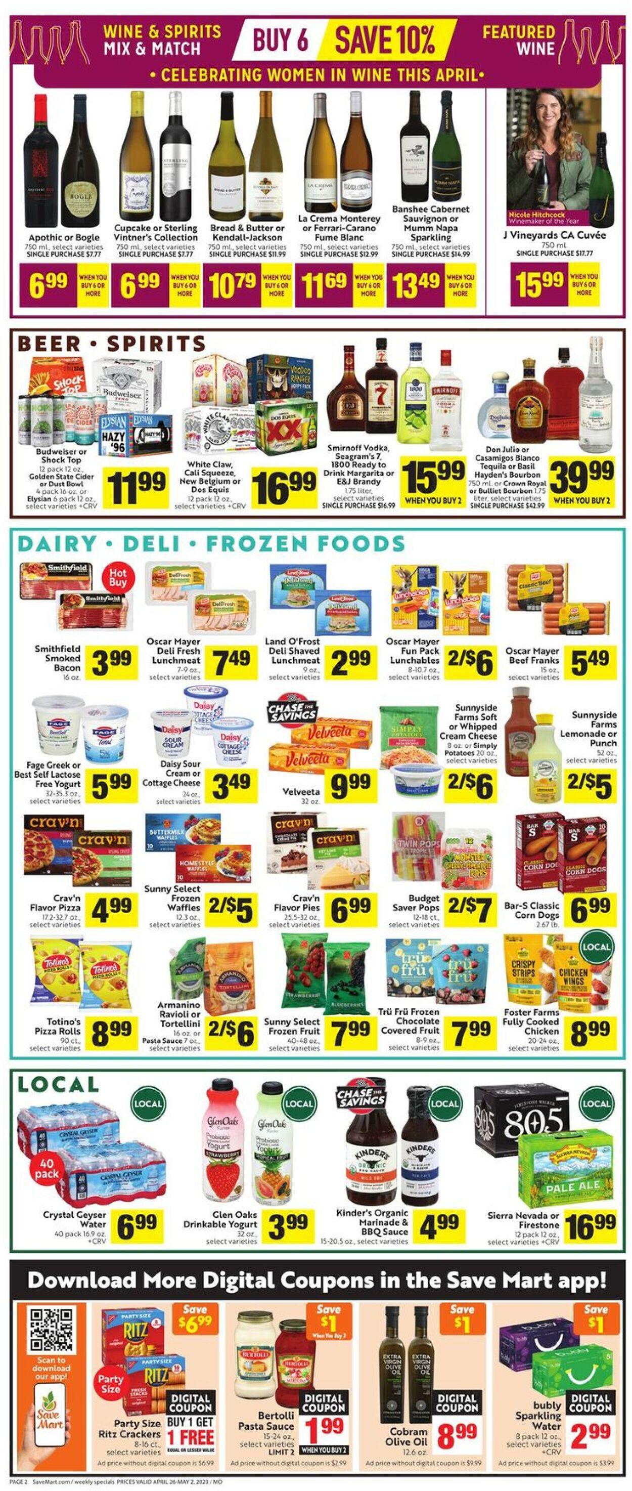 Save Mart Weekly Ad Circular - valid 04/26-05/02/2023 (Page 2)