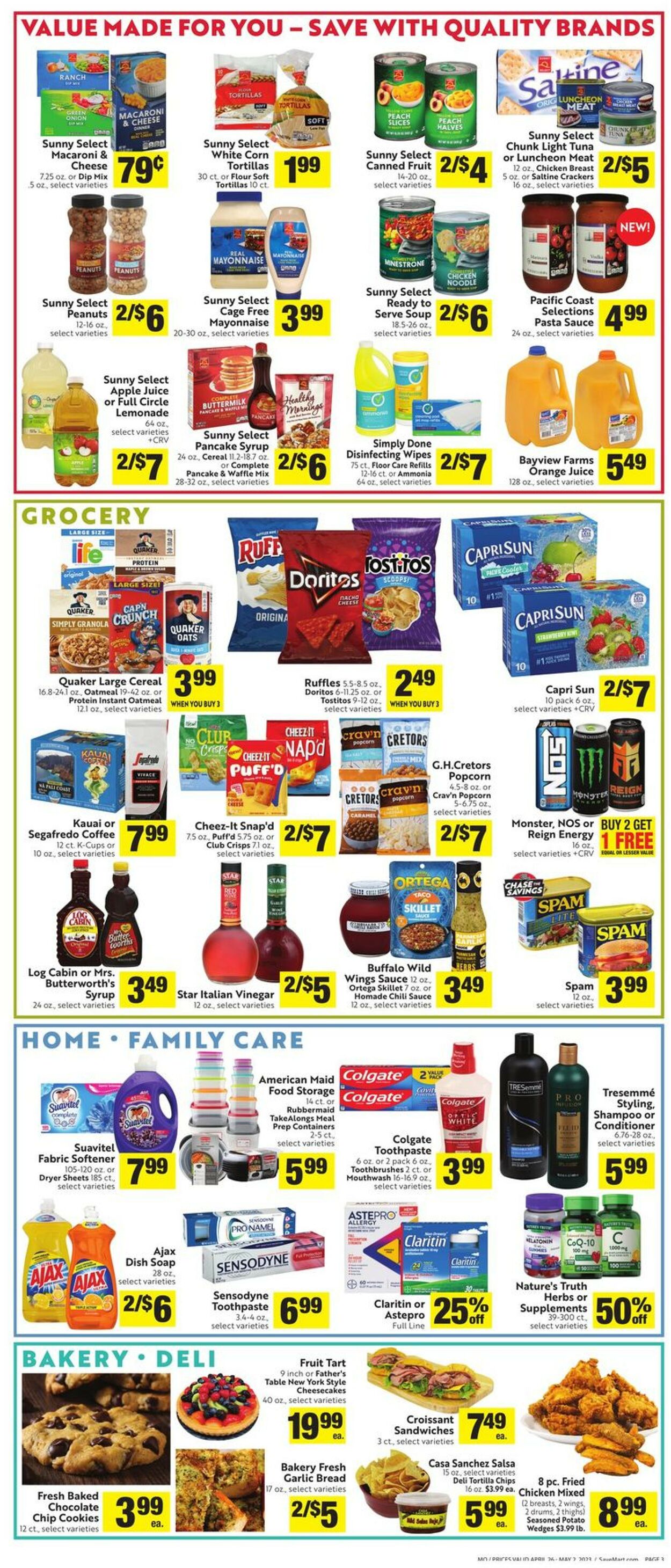 Save Mart Weekly Ad Circular - valid 04/26-05/02/2023 (Page 3)