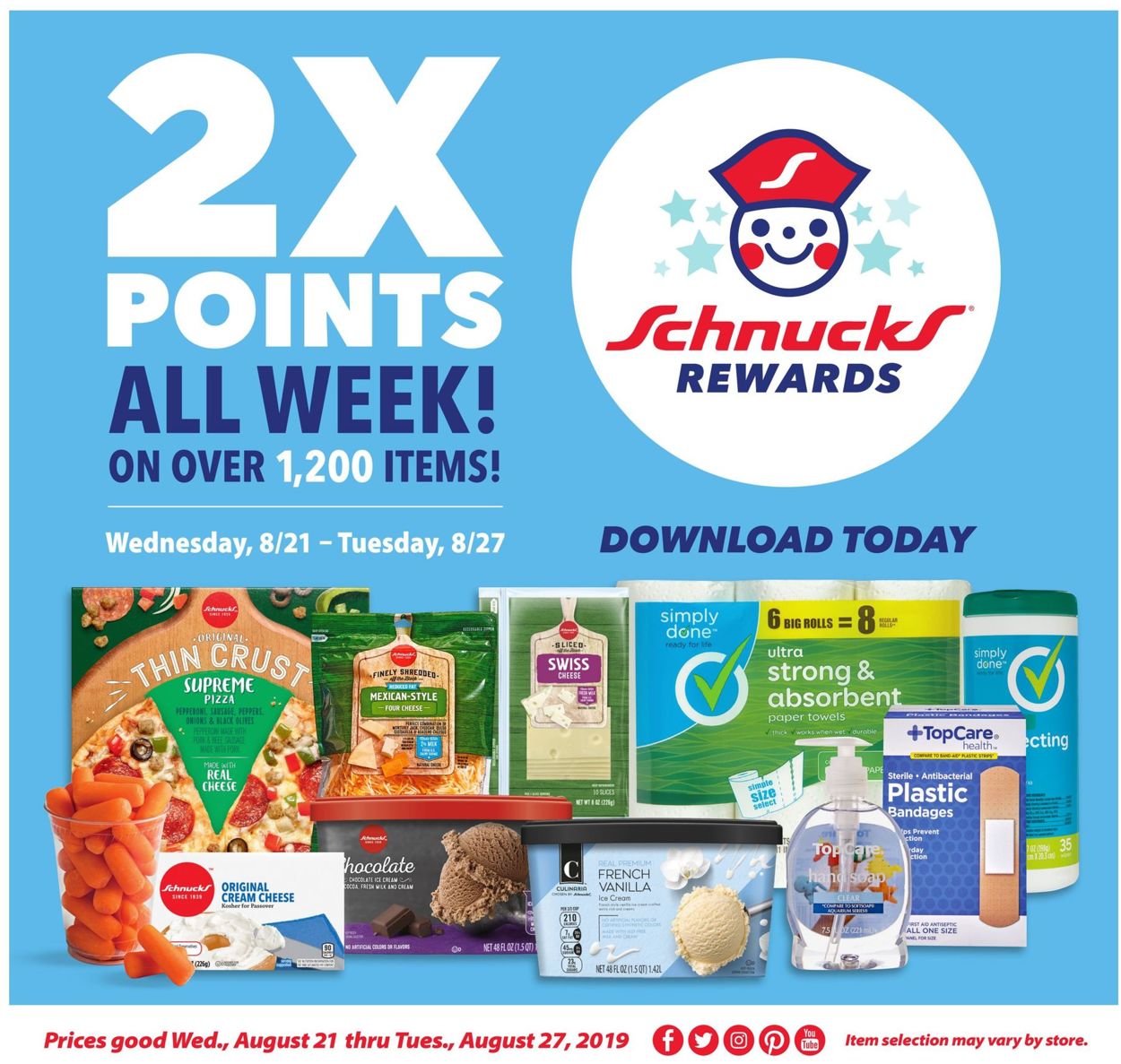 Schnucks Weekly Ad Circular - valid 08/21-08/27/2019