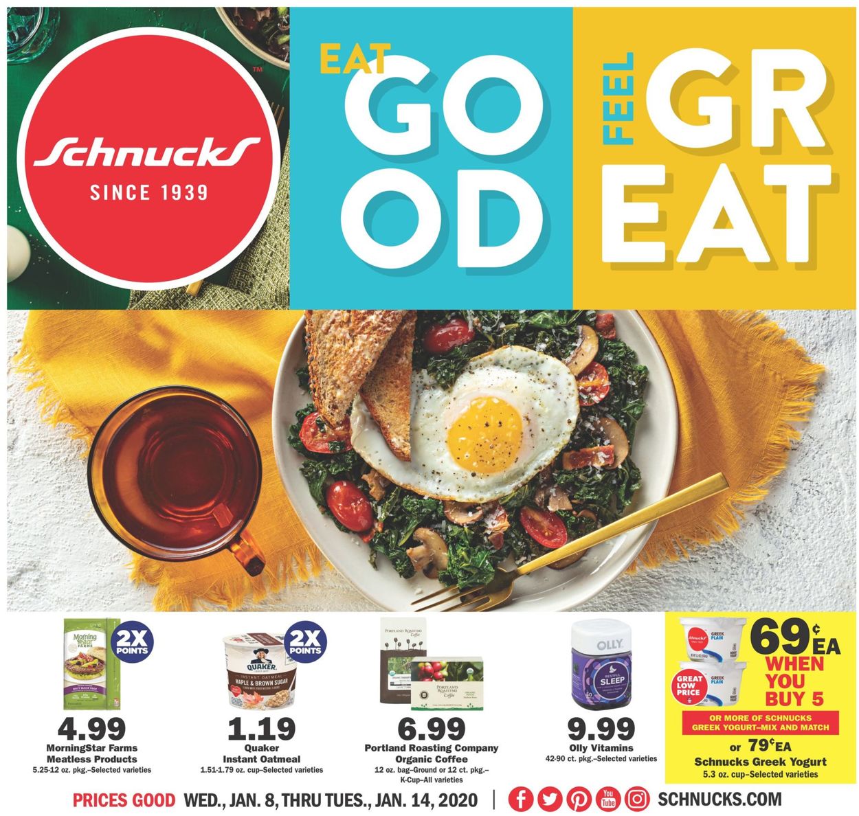 Schnucks Weekly Ad Circular - valid 01/08-01/14/2020