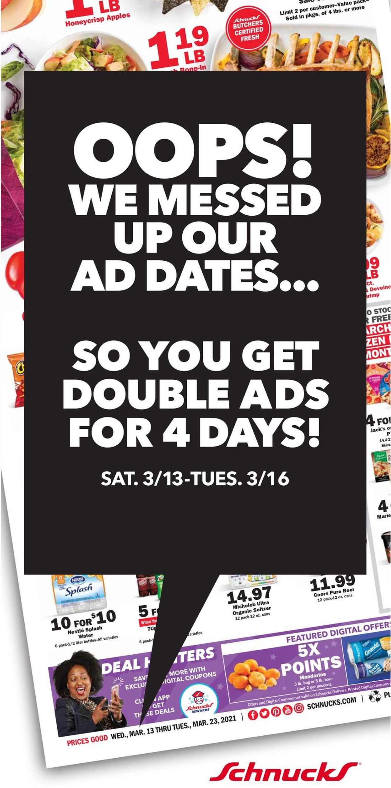 Schnucks Weekly Ad Circular - valid 03/13-03/16/2021