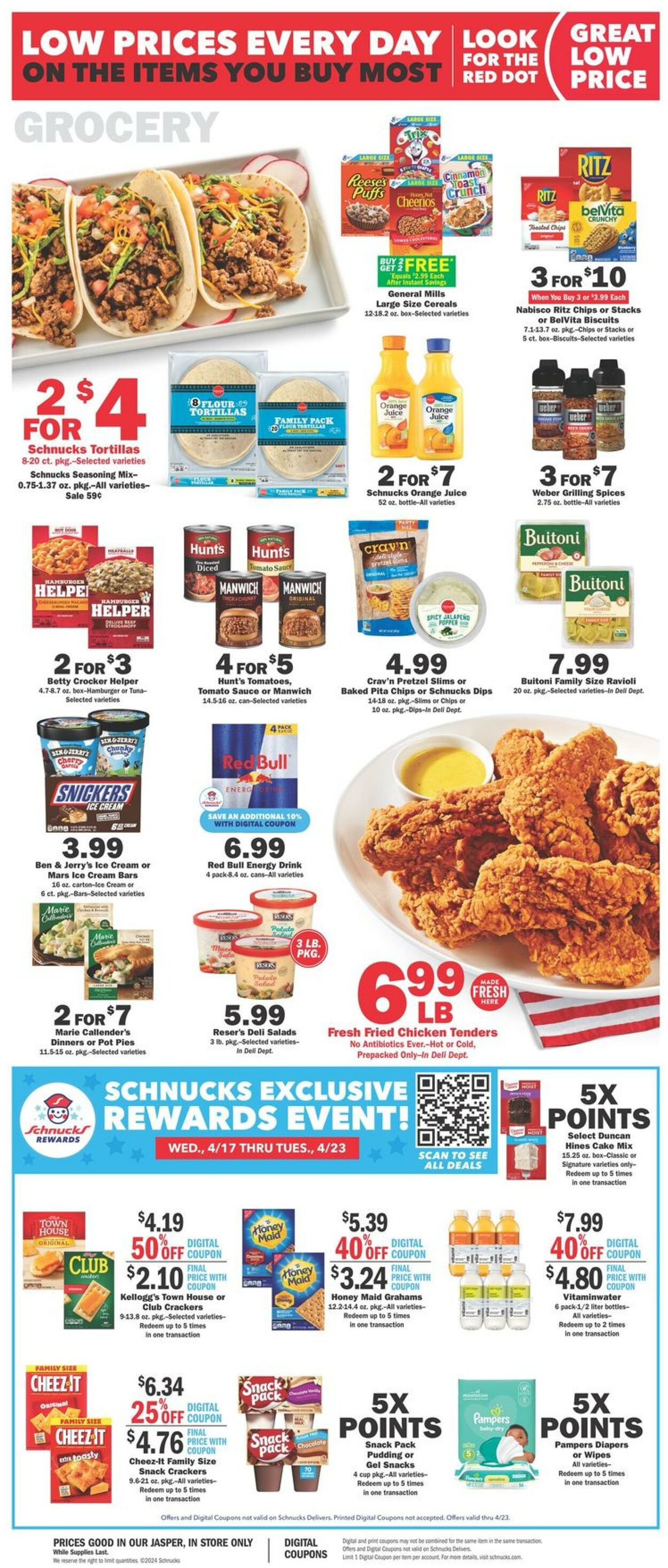 Schnucks Weekly Ad Circular - valid 04/17-04/23/2024 (Page 2)
