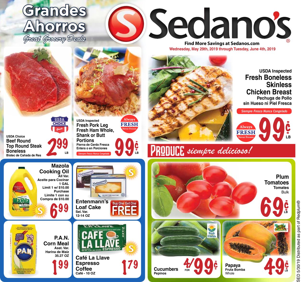 Sedano's Weekly Ad Circular - valid 05/29-06/04/2019