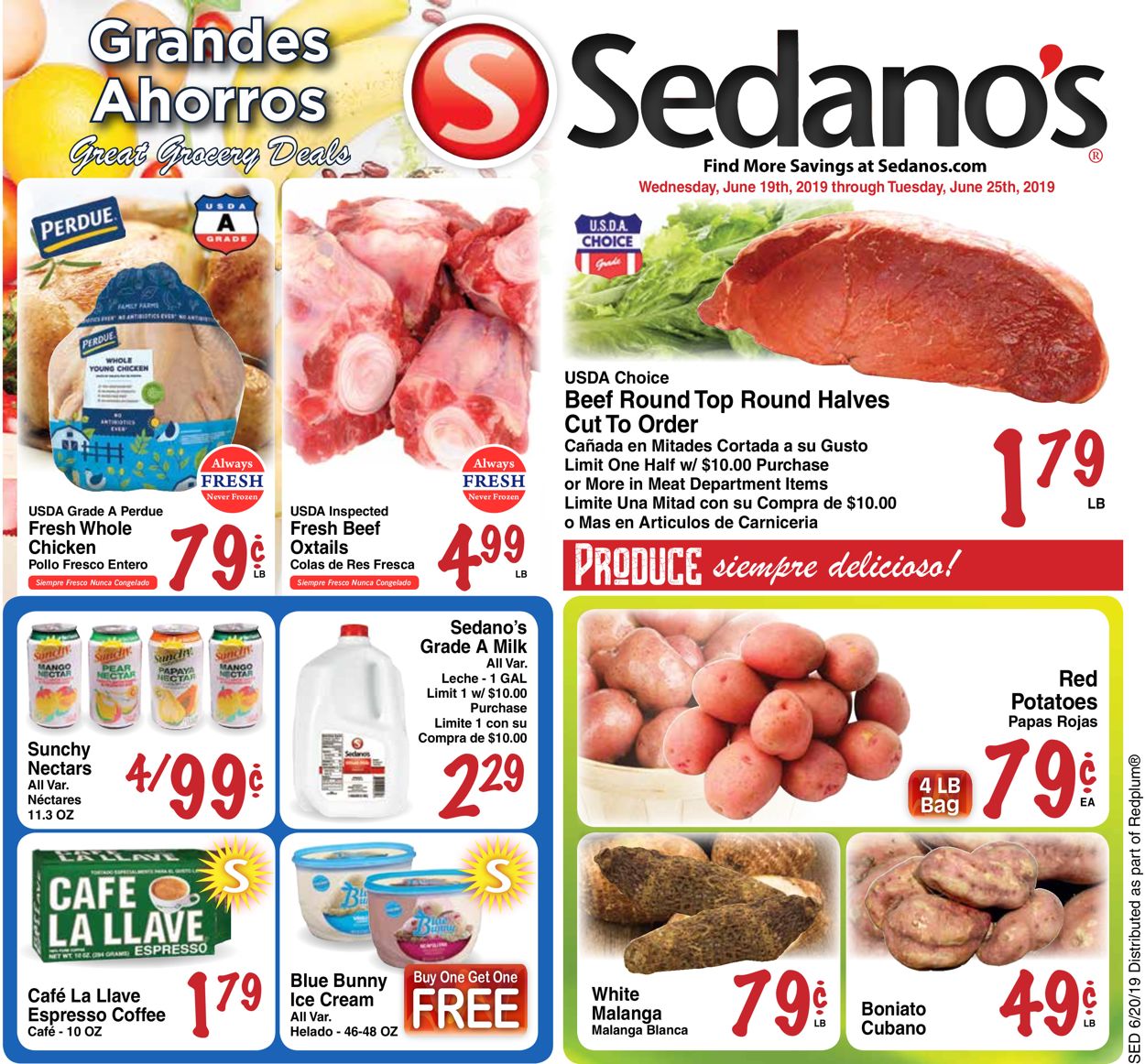 Sedano's Weekly Ad Circular - valid 06/19-06/25/2019
