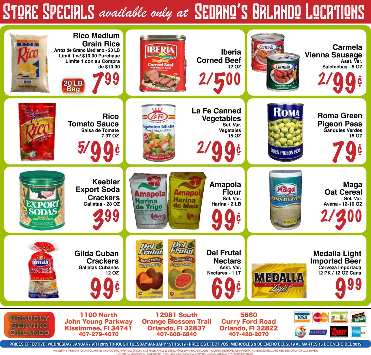 Sedano's Weekly Ad Circular - valid 01/09-01/15/2020 (Page 8)