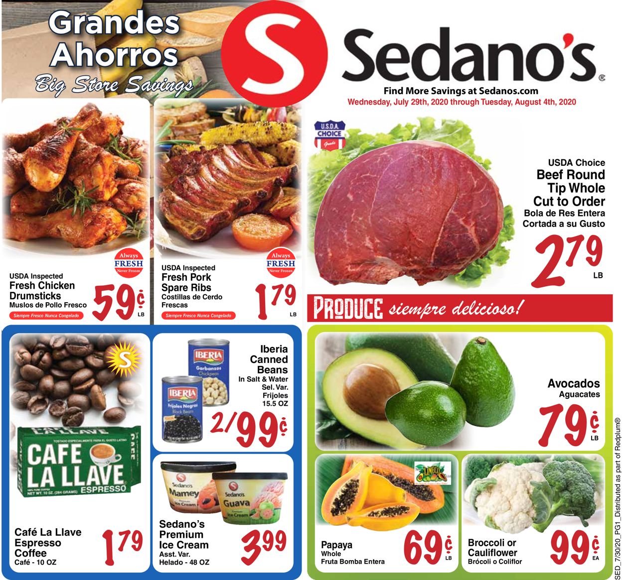 Sedano's Weekly Ad Circular - valid 07/29-08/04/2020