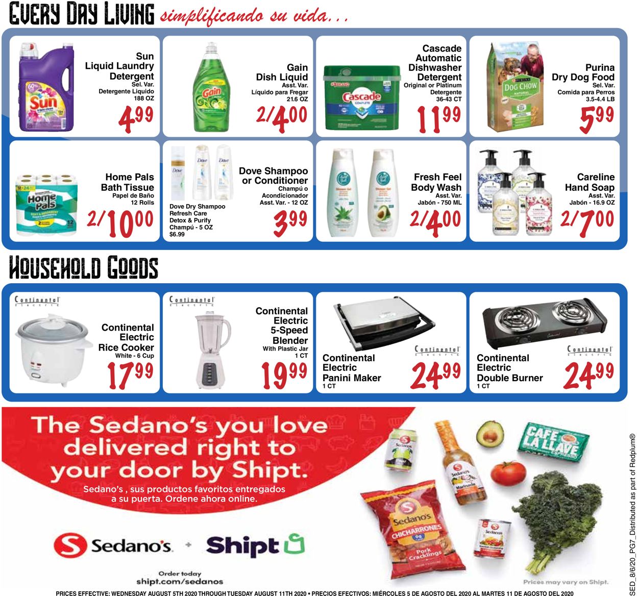 Sedano's Weekly Ad Circular - valid 08/05-08/11/2020 (Page 7)