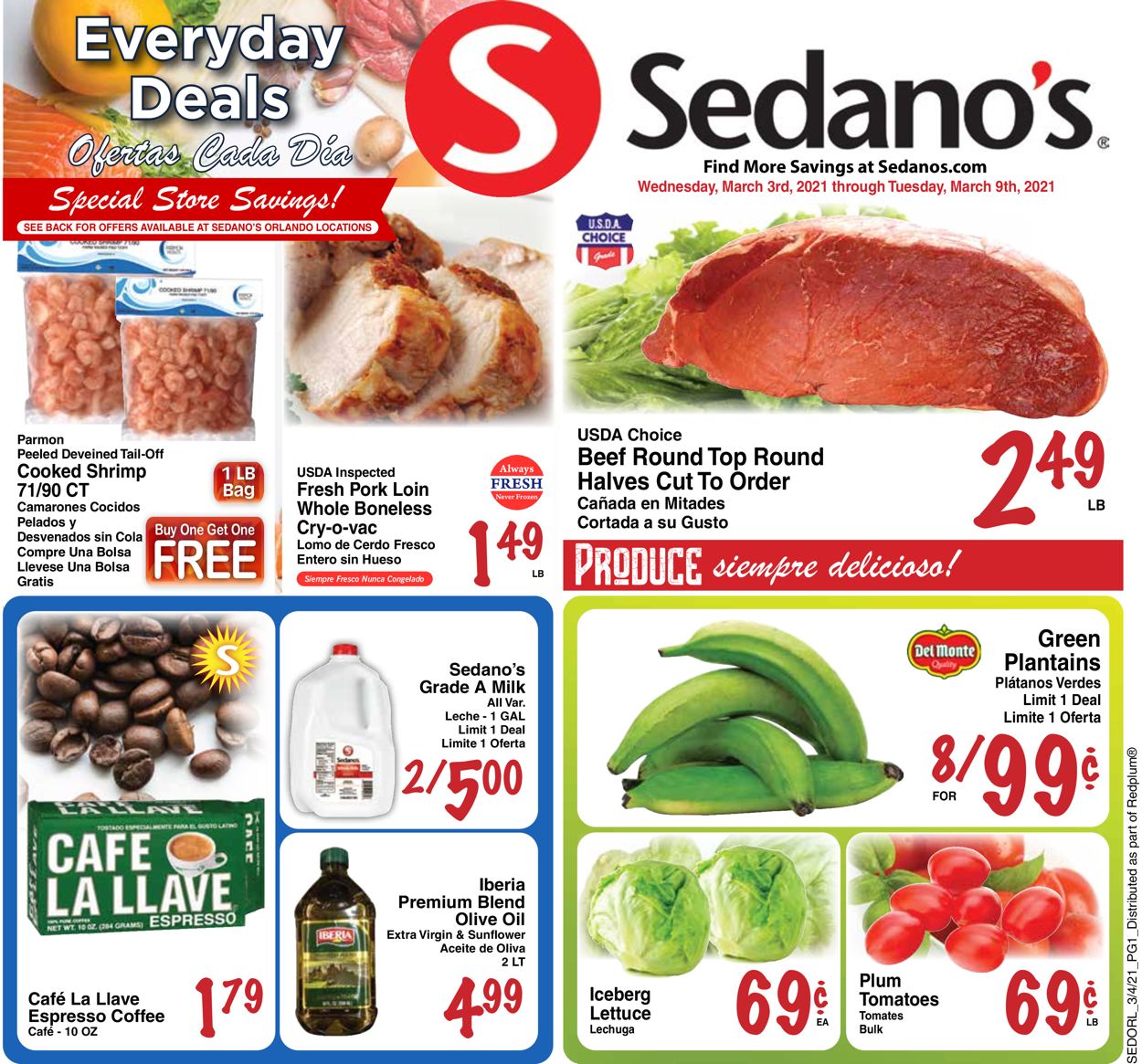 Sedano's Weekly Ad Circular - valid 03/03-03/09/2021