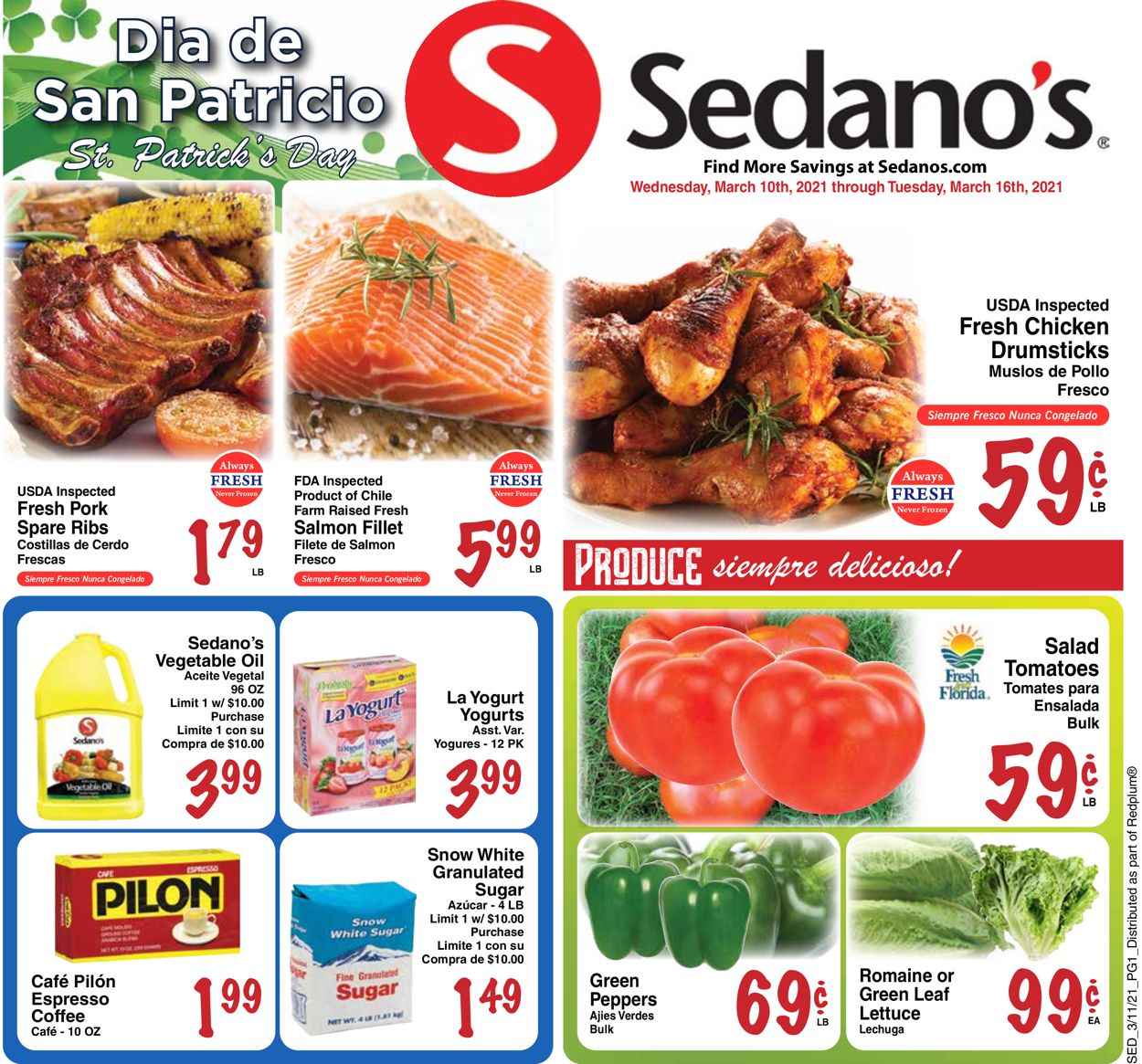Sedano's Weekly Ad Circular - valid 03/10-03/16/2021