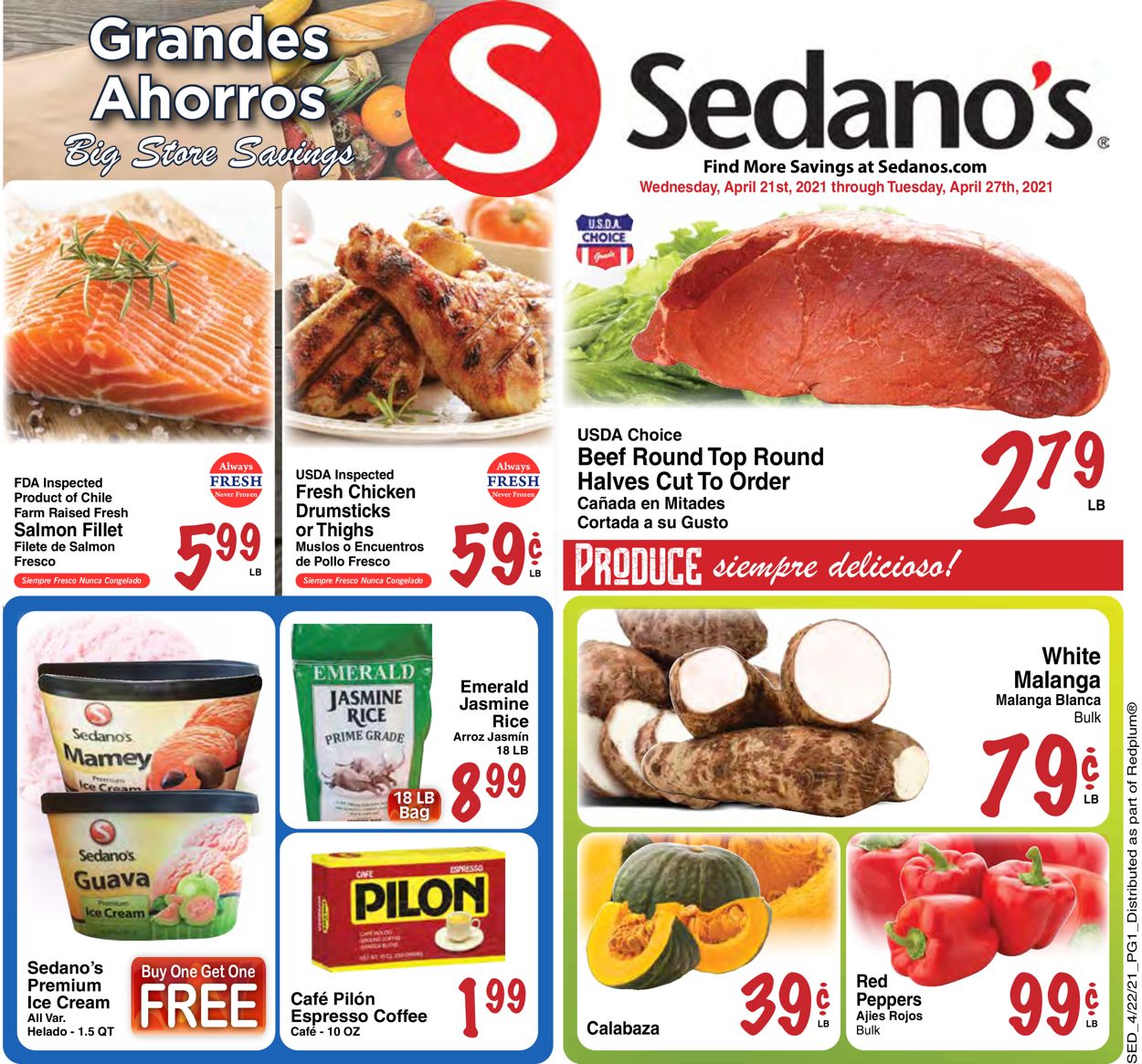 Sedano's Weekly Ad Circular - valid 04/21-04/27/2021