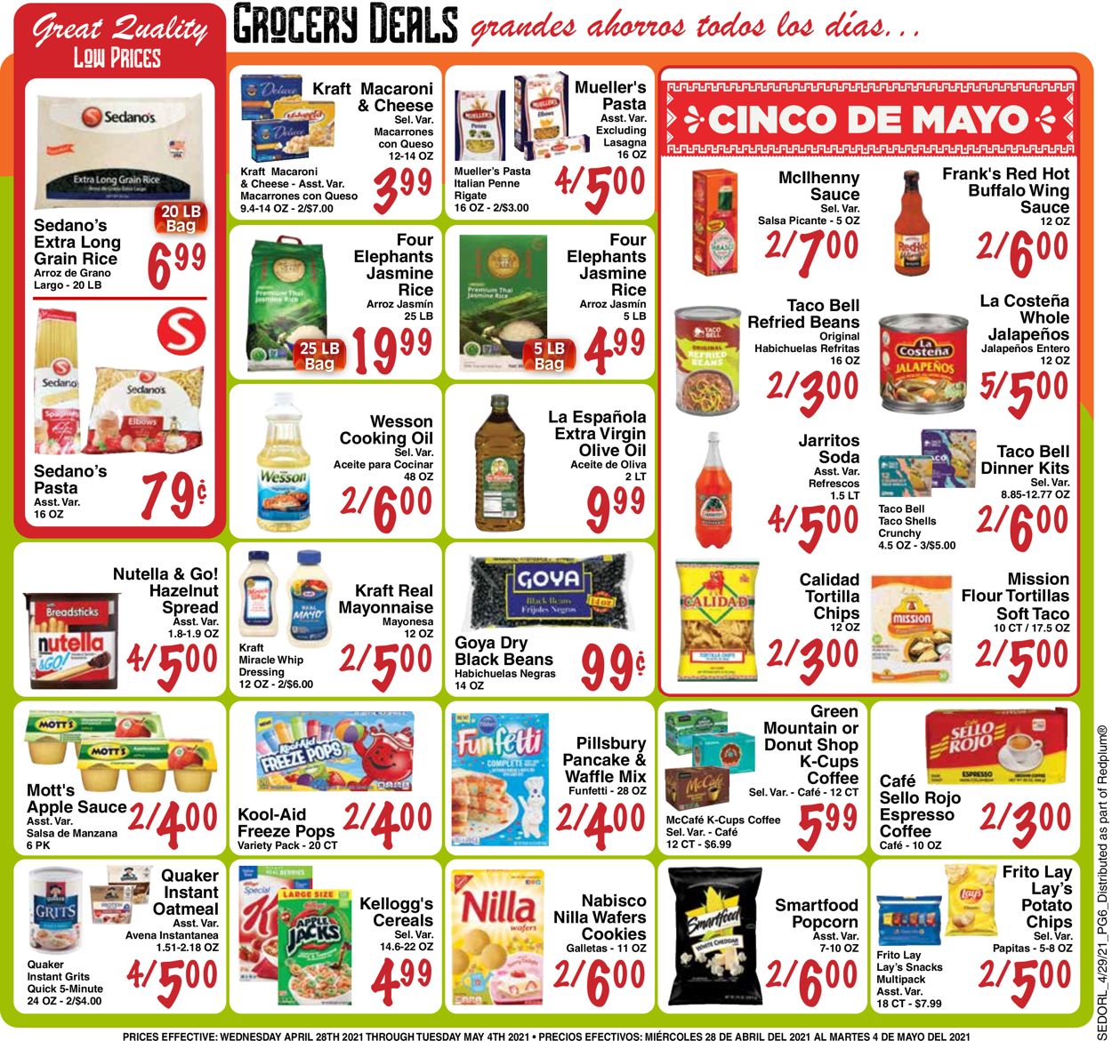 Sedano's Weekly Ad Circular - valid 04/28-05/04/2021 (Page 6)