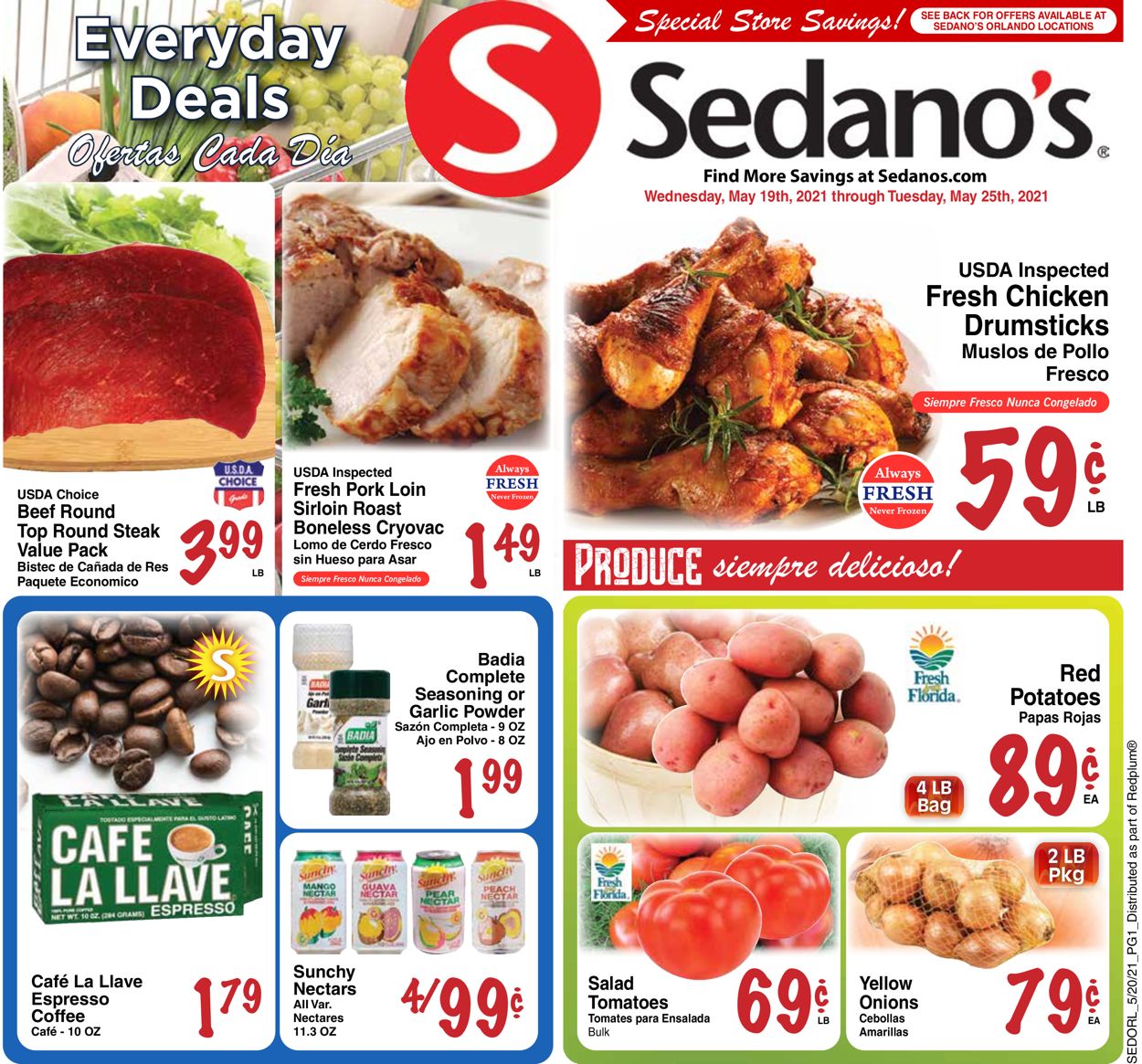 Sedano's Weekly Ad Circular - valid 05/19-05/25/2021