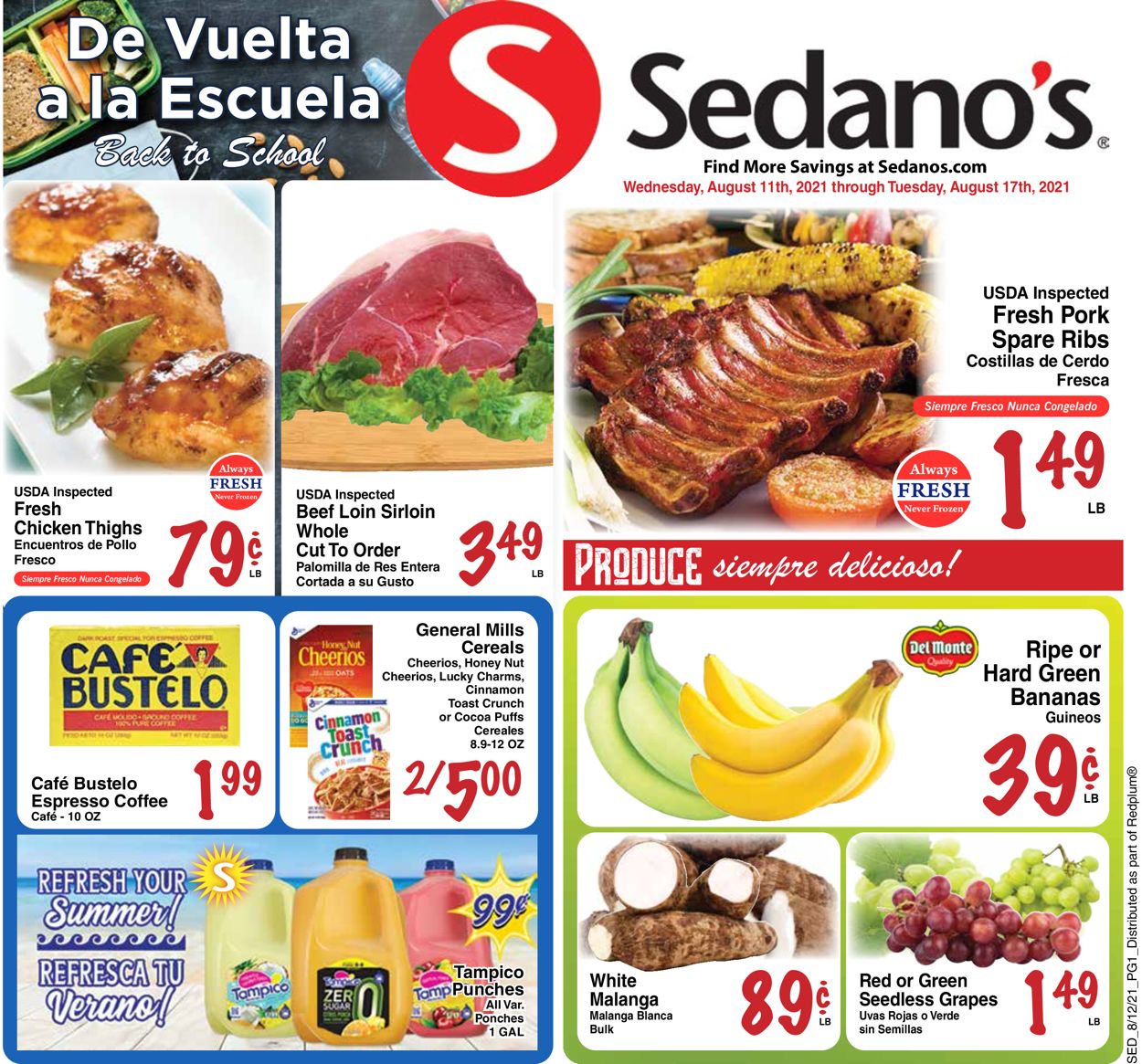 Sedano's Weekly Ad Circular - valid 08/11-08/17/2021