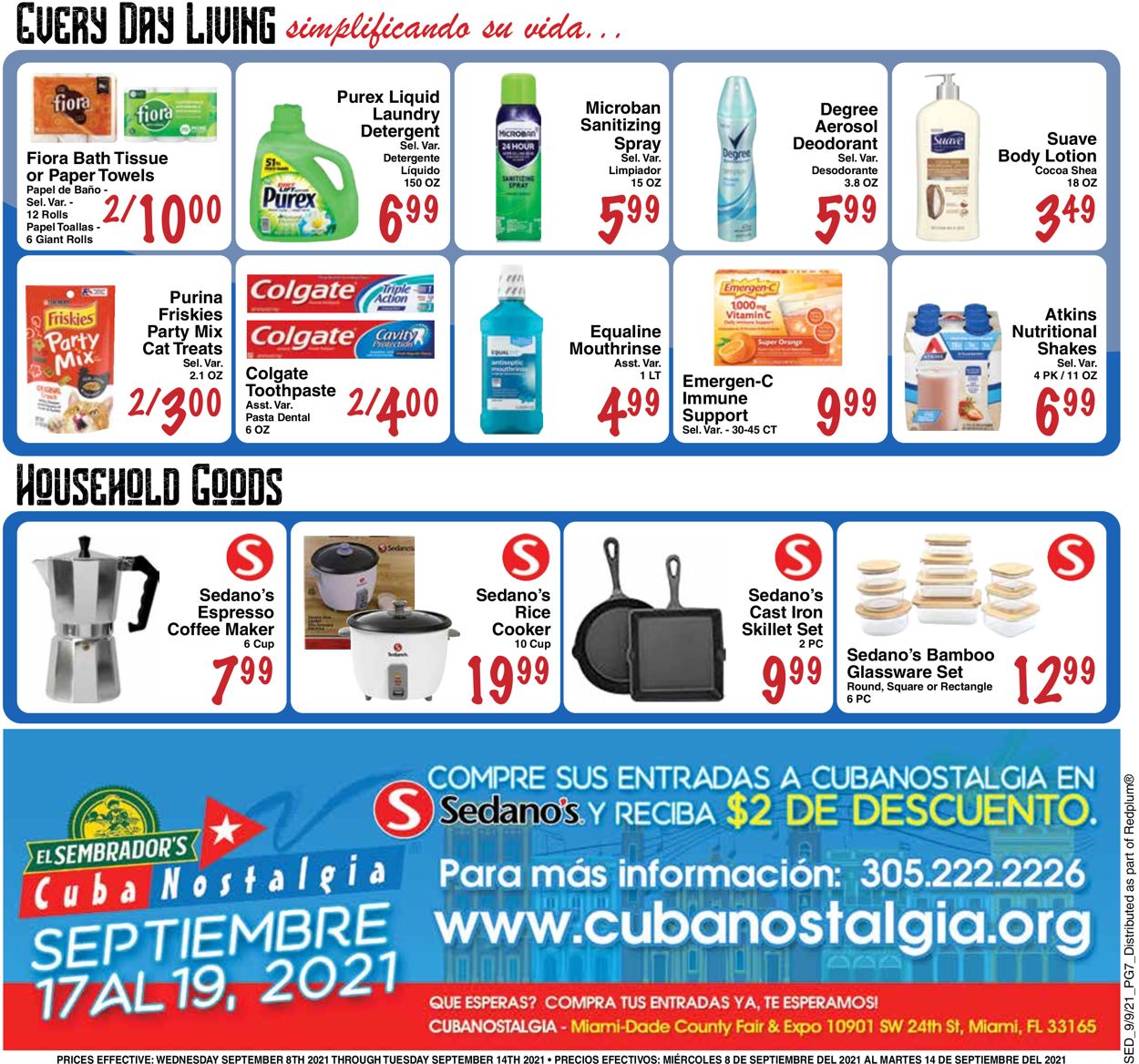 Sedano's Weekly Ad Circular - valid 09/08-09/14/2021 (Page 7)