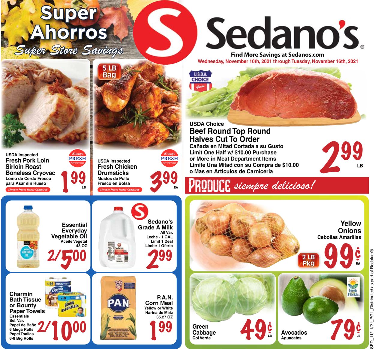 Sedano's Weekly Ad Circular - valid 11/10-11/16/2021