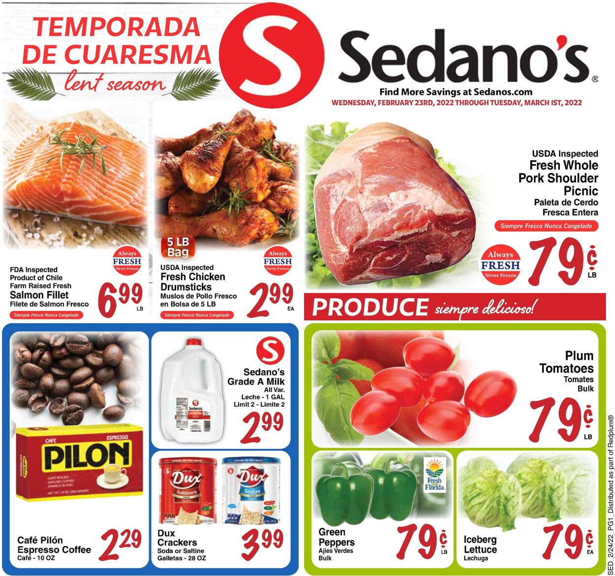 Sedano's Weekly Ad Circular - valid 02/23-03/01/2022