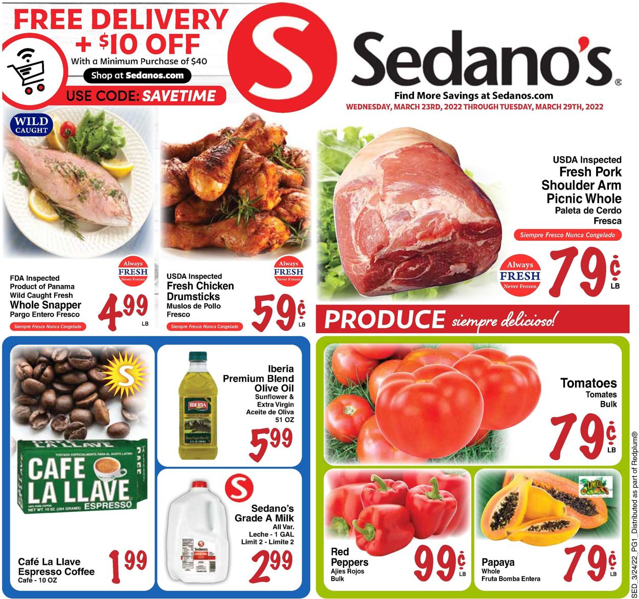 Sedano's Weekly Ad Circular - valid 03/23-03/29/2022